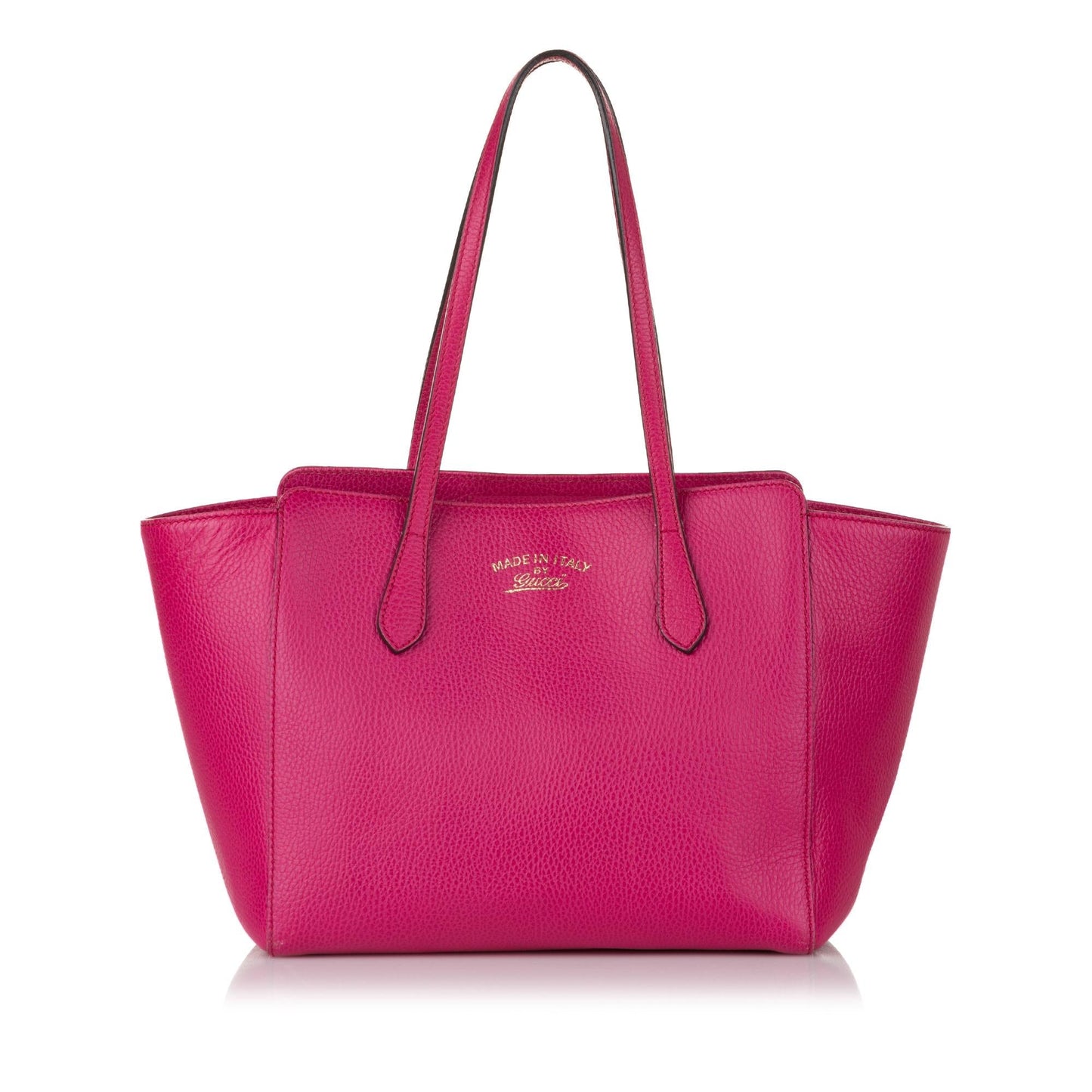 Gucci Swing SHG Leather Calf Pink Tote Bag