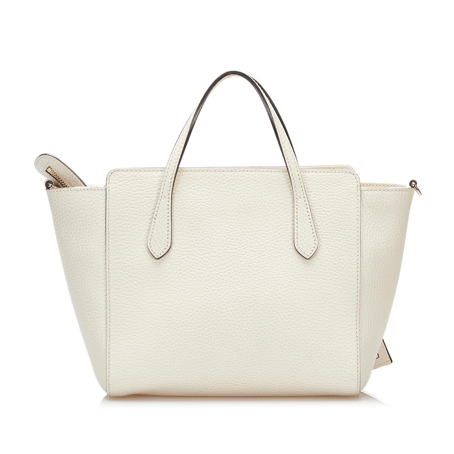 Gucci Swing SHG Calf White Satchel Bag