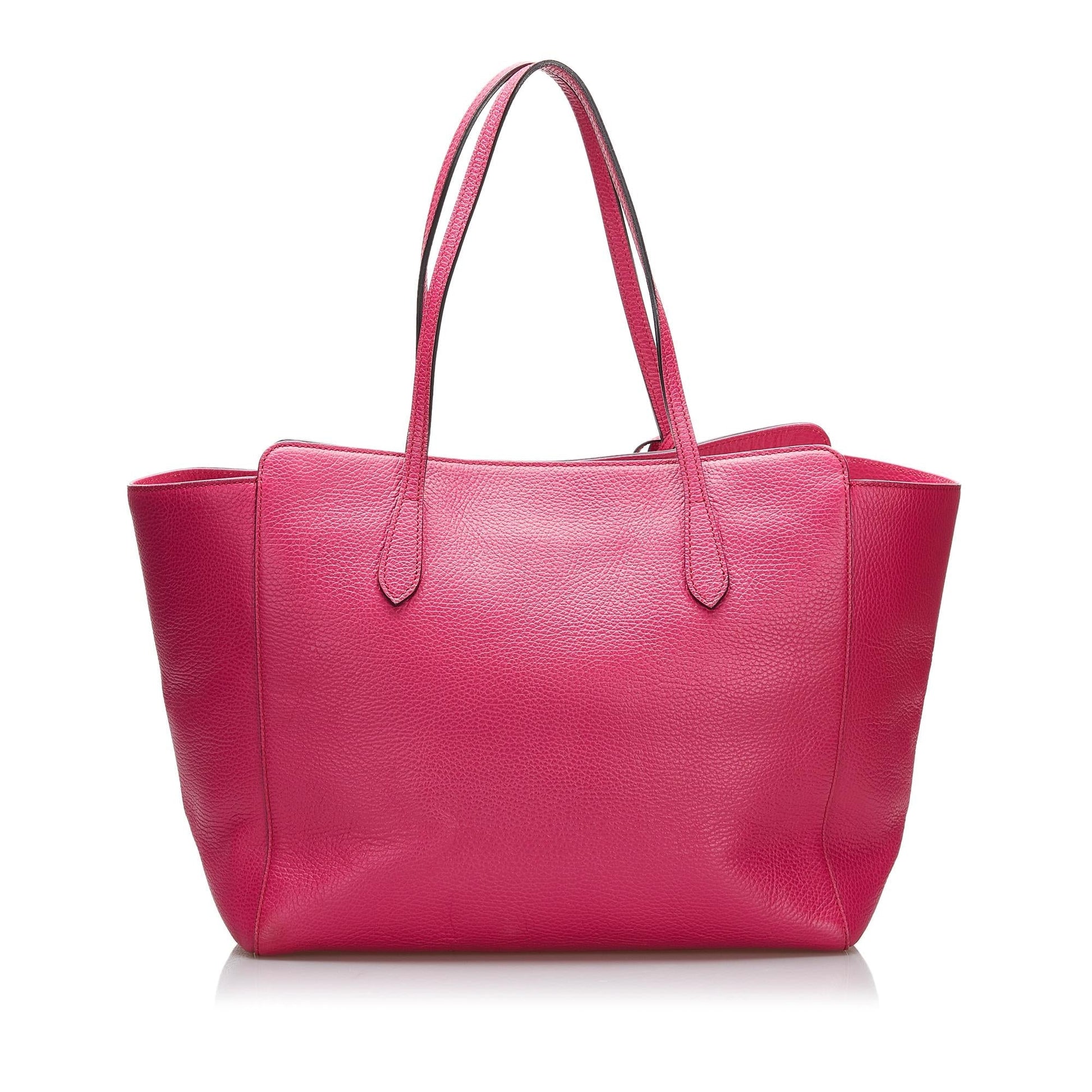 Gucci Swing SHG-Wysq1i Calf Pink Tote Bag