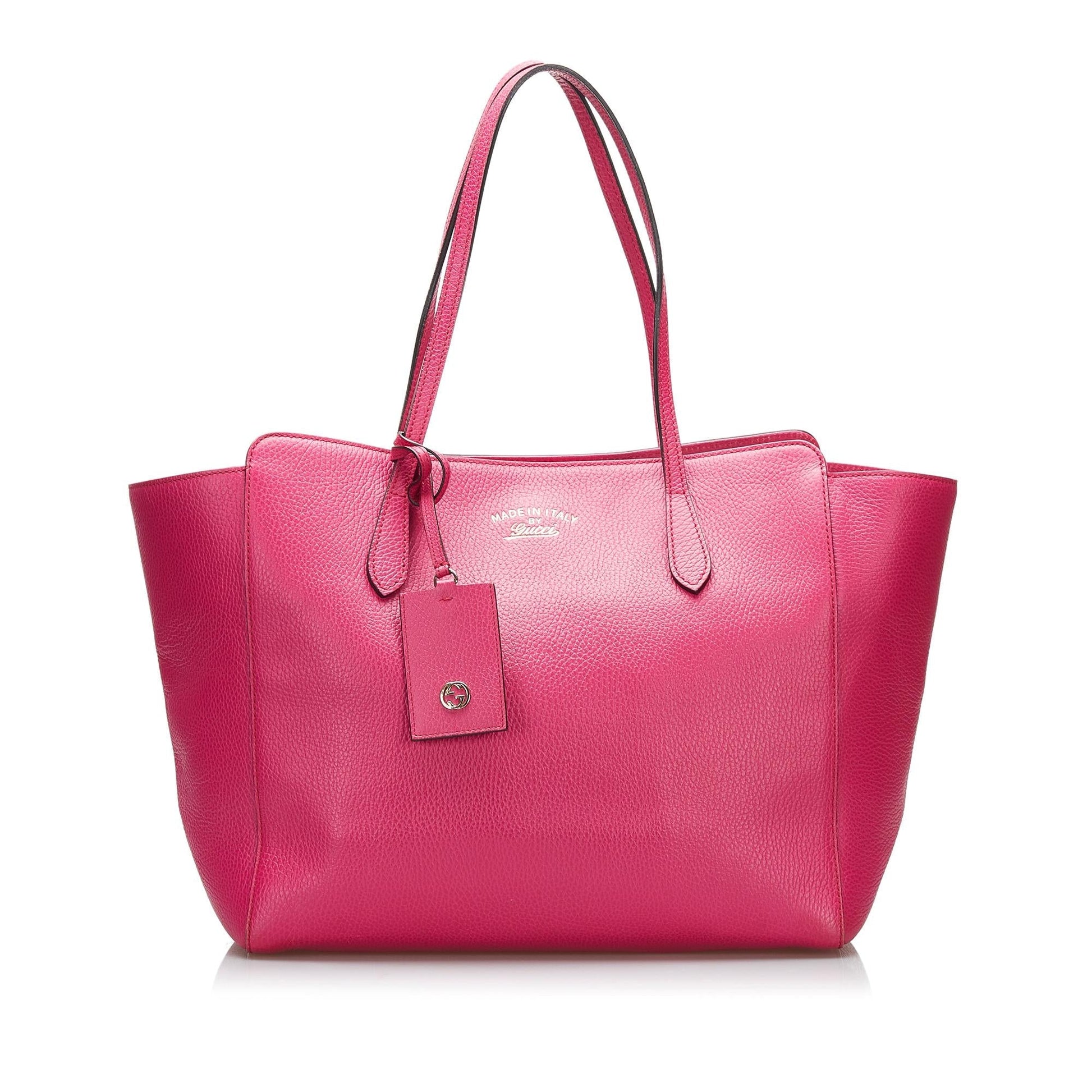 Gucci Swing SHG-Wysq1i Calf Pink Tote Bag
