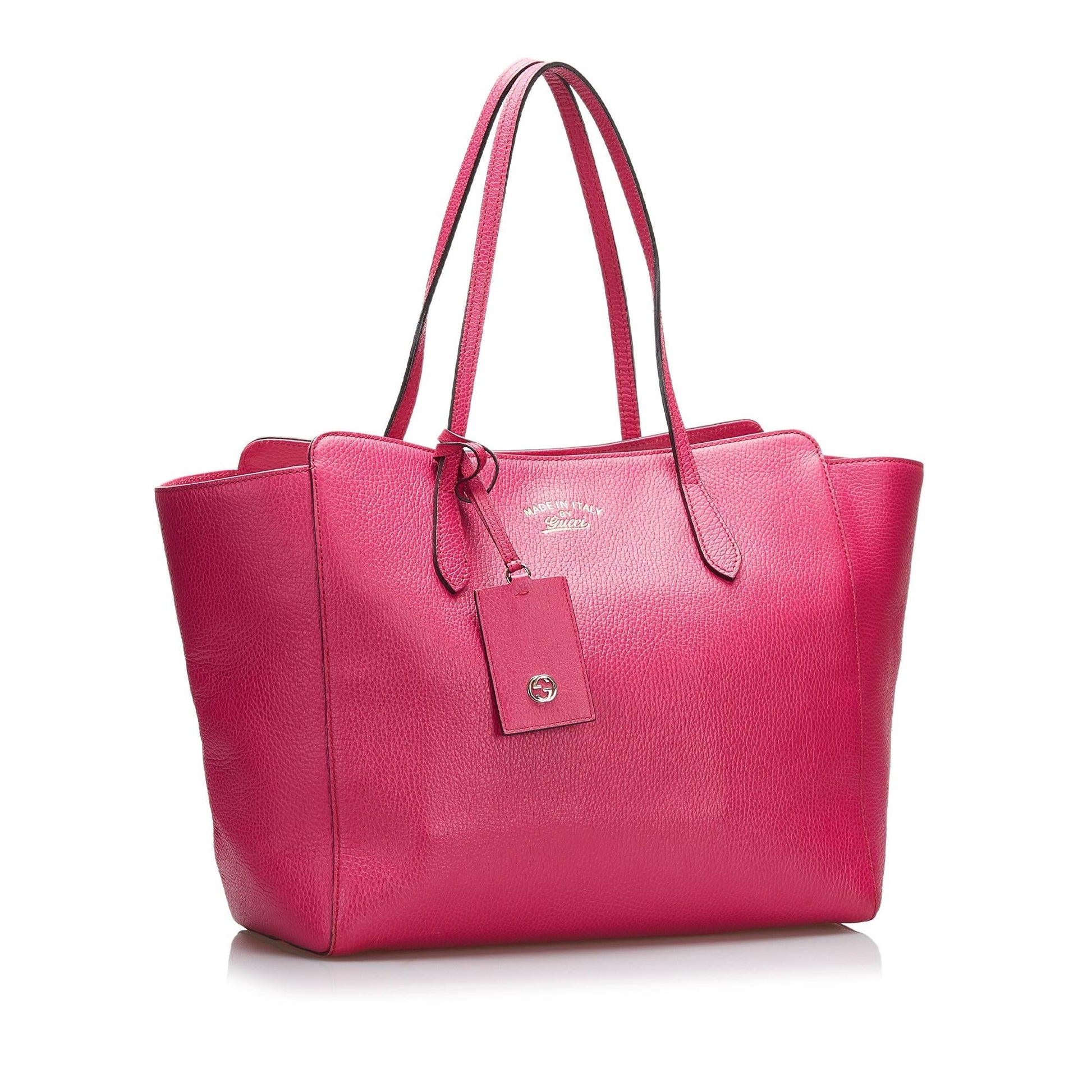 Gucci Swing SHG-Wysq1i Calf Pink Tote Bag