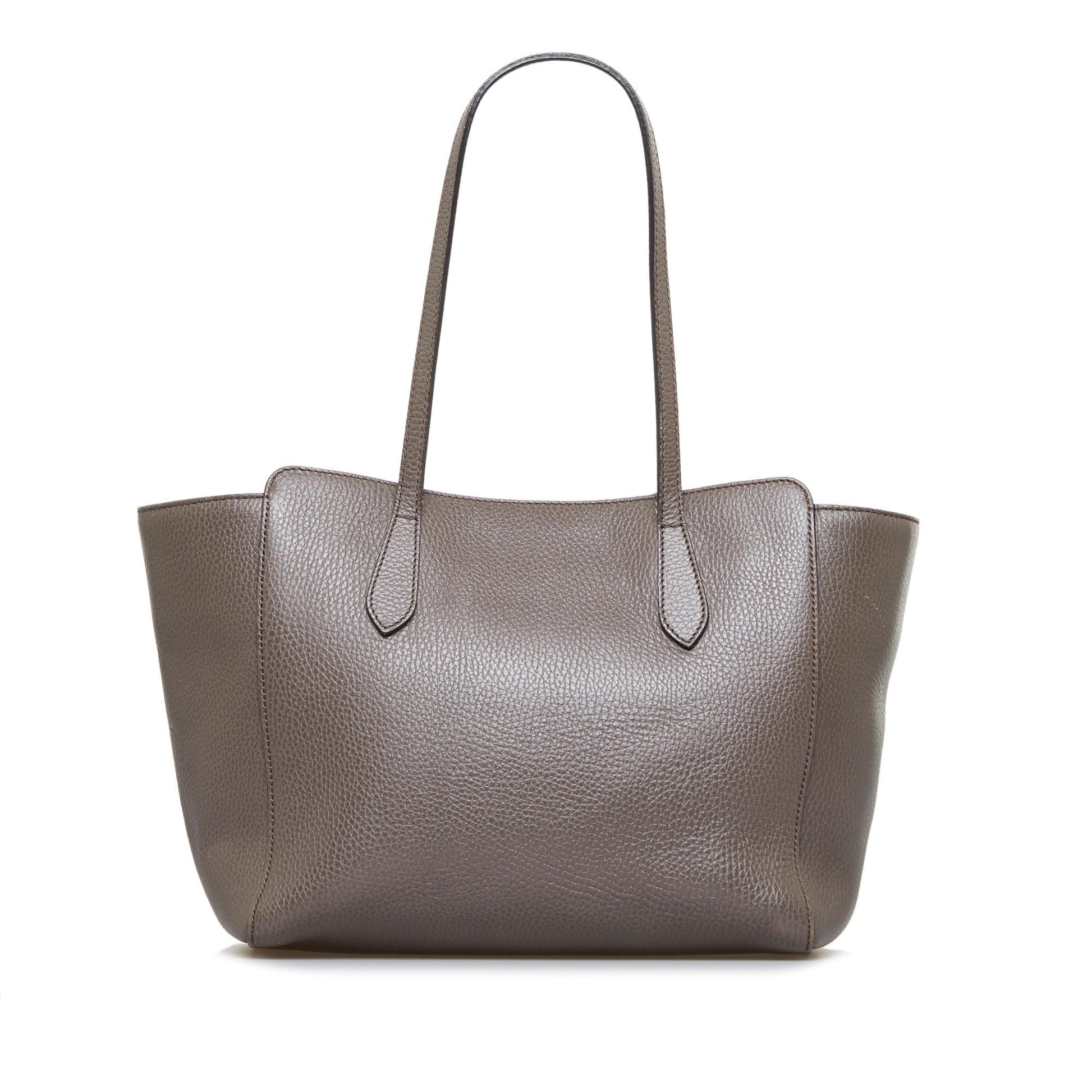 Gucci Swing SHG-rx3QRH Calf Brown Tote Bag