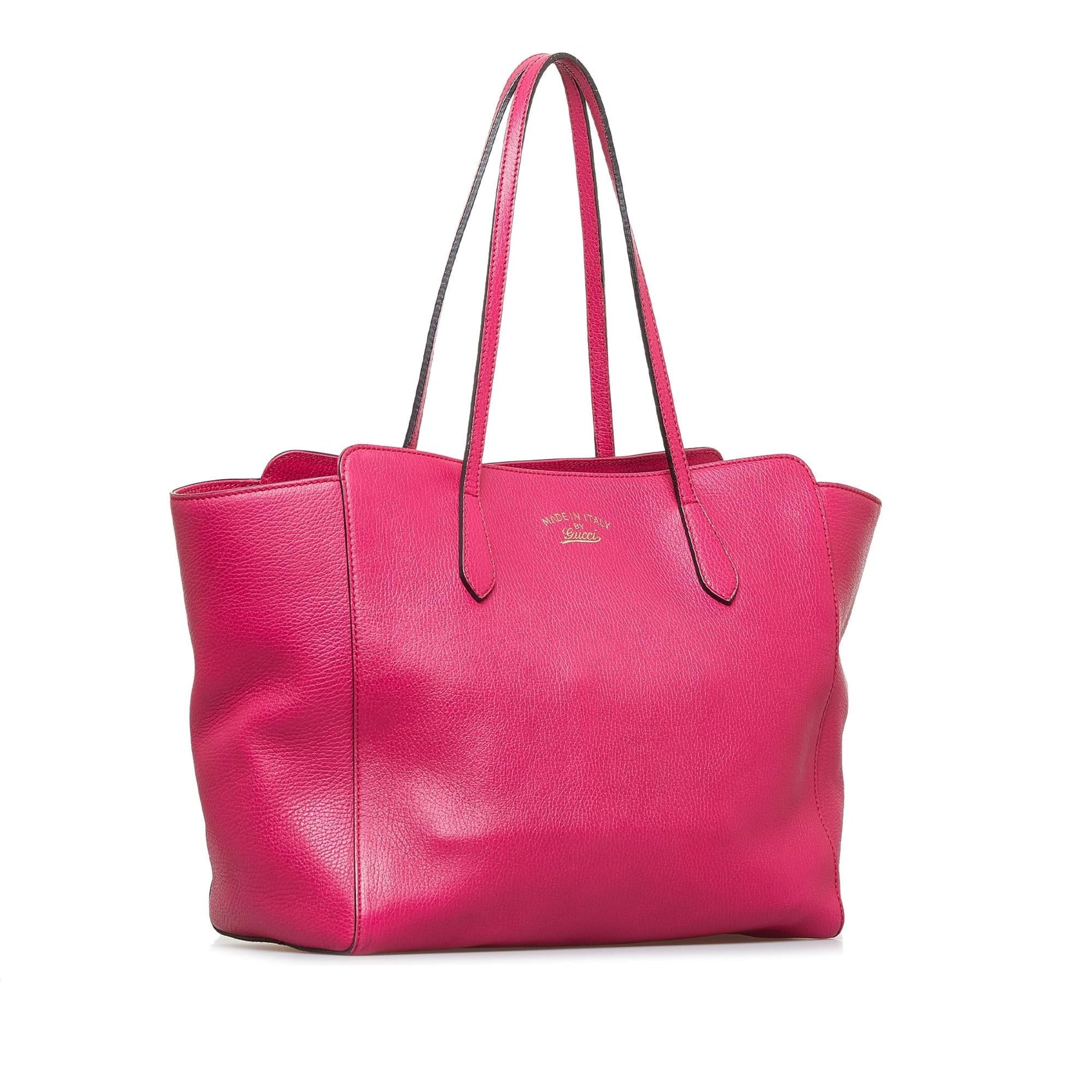 Gucci Swing SHG-2OdVmY Calf Pink Tote Bag