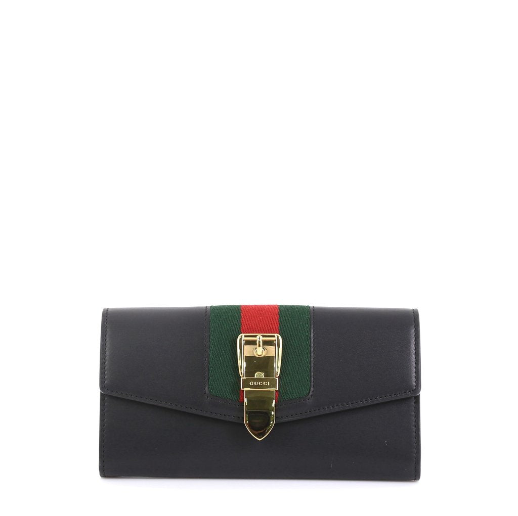 Gucci Sylvie Continental Calfskin Wallet Case Continental Wallet