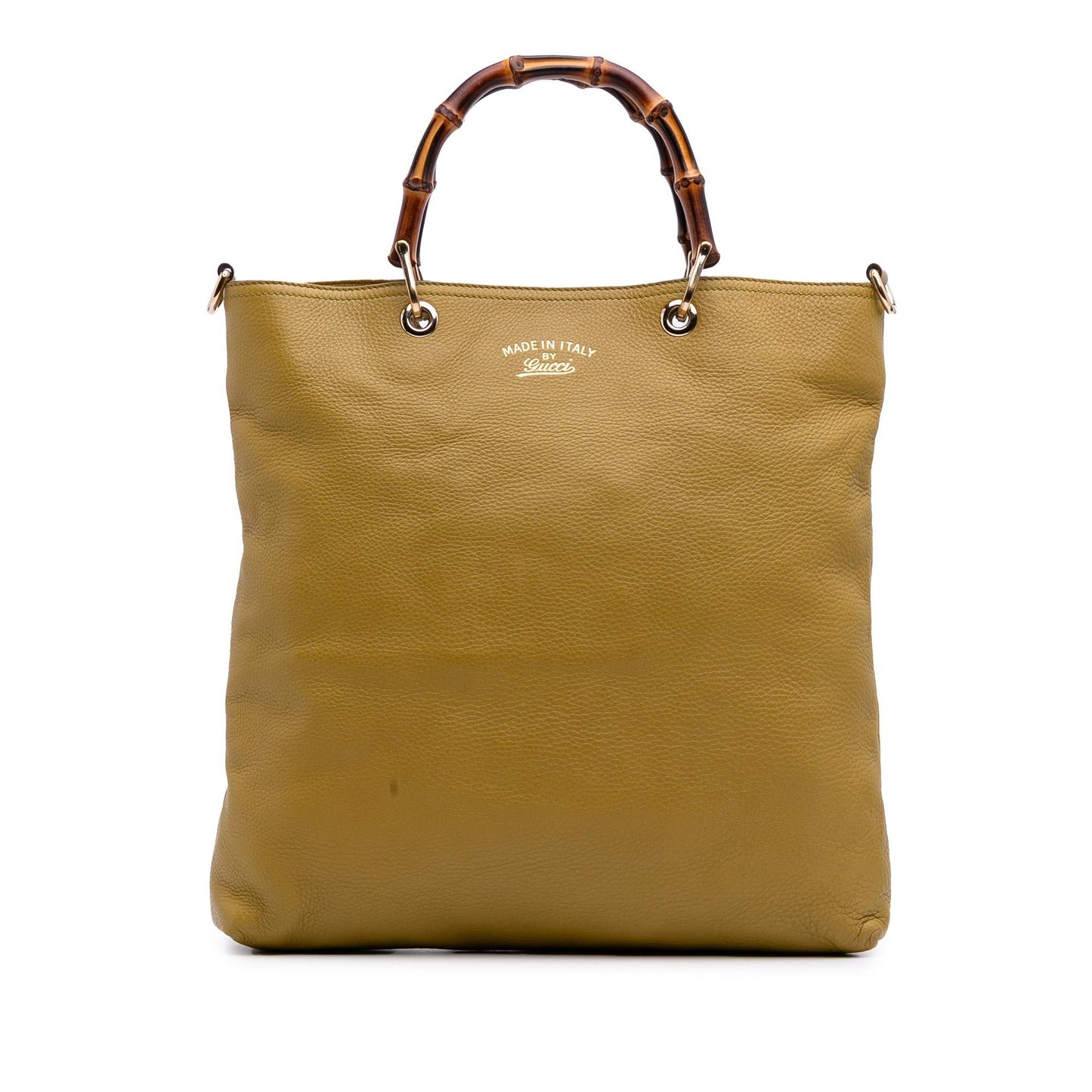 Gucci Tall Bamboo Shopper Leather Calf Tote Bag Tote 2