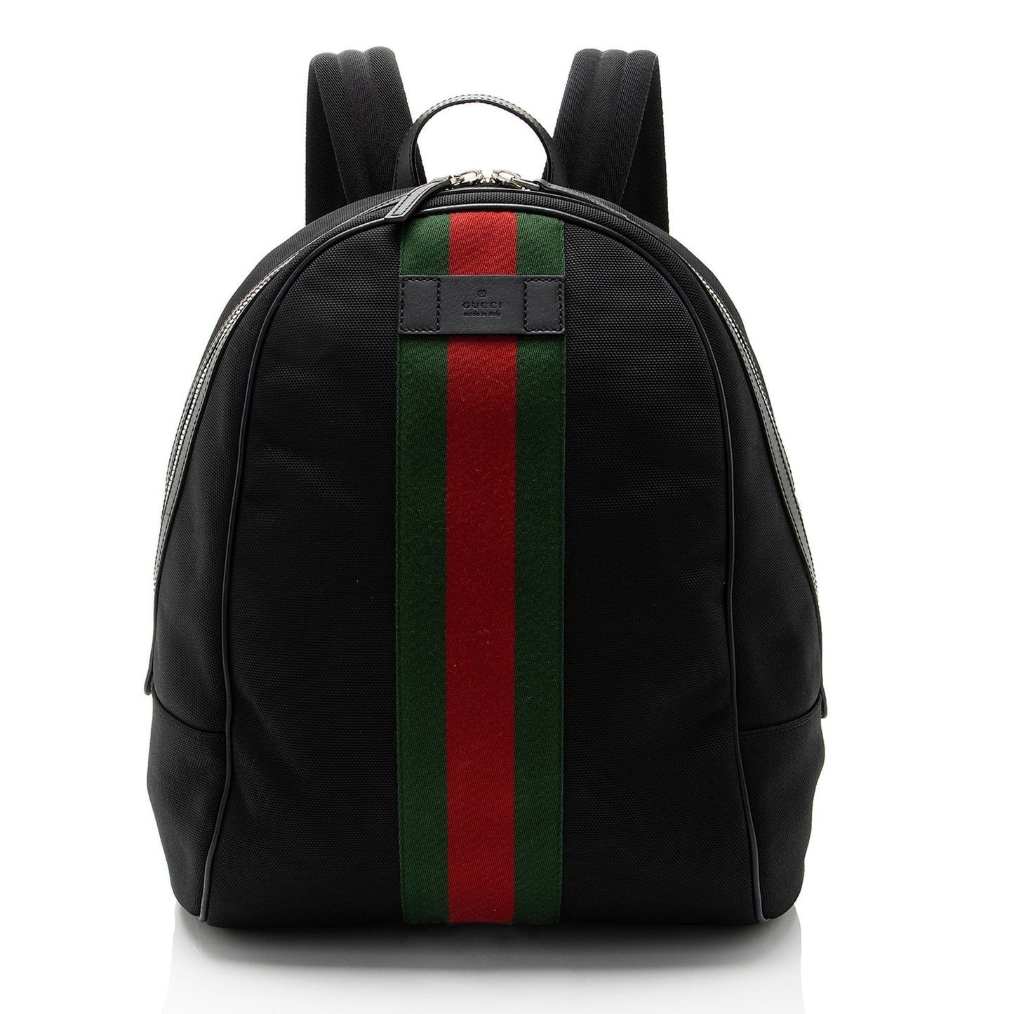Gucci Techno Web Backpack SHF-sknsmd Leather Canvas Nylon Black Shoulder Bag