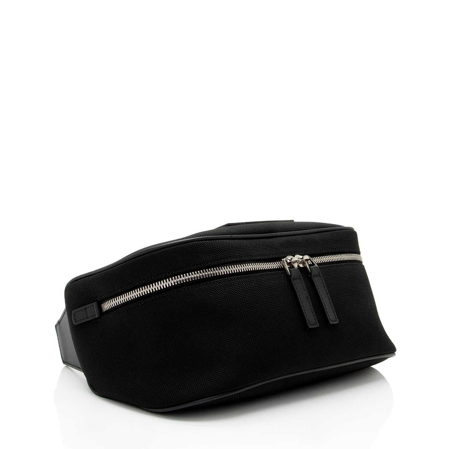Gucci Techno Web Belt SHF-SNDmw5 Leather Canvas Nylon Black Accessory
