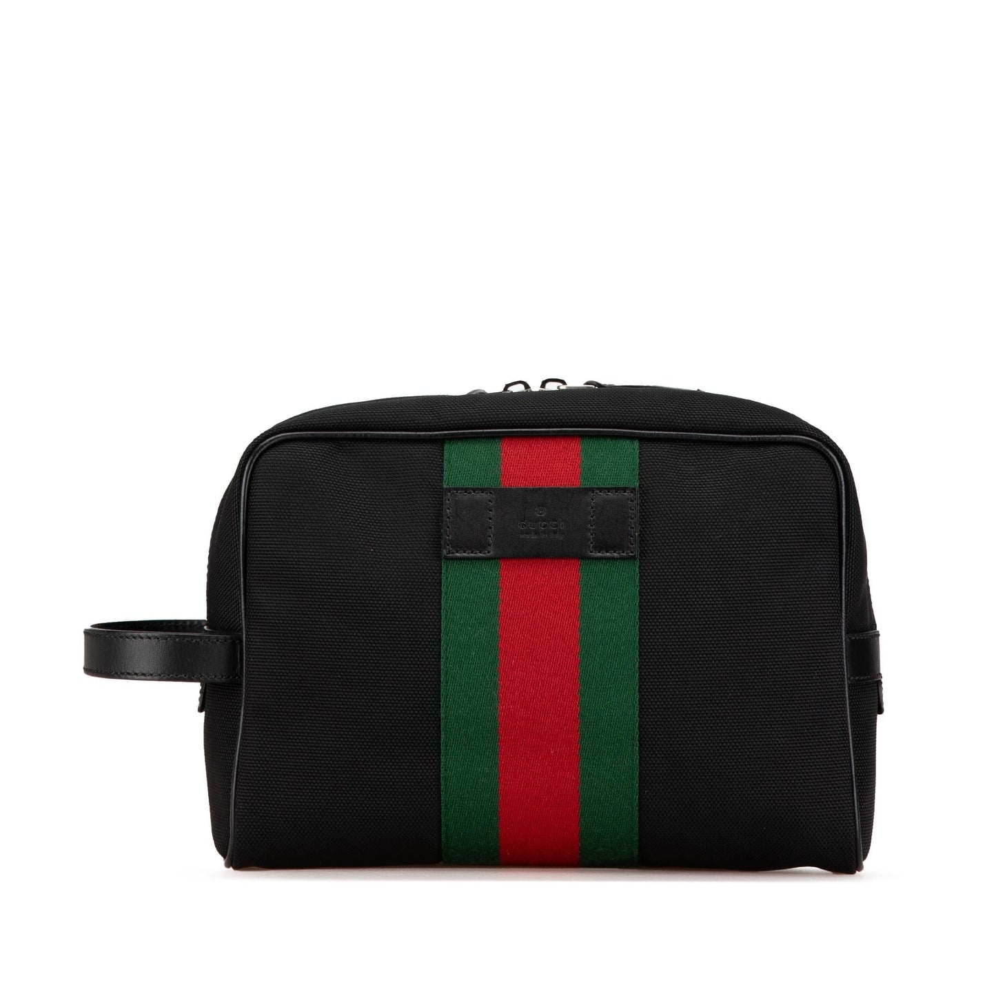 Gucci Techno Web Canvas Calf Black Clutch Bag Clutch 1