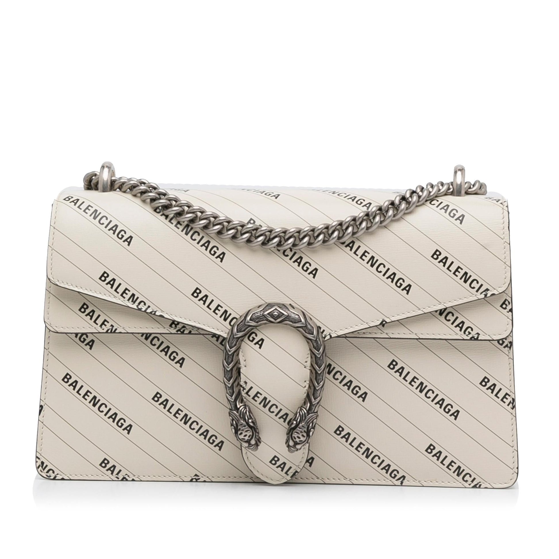 Gucci Hacker Project Dionysus SHG-u3Krez Calf White Shoulder Bag