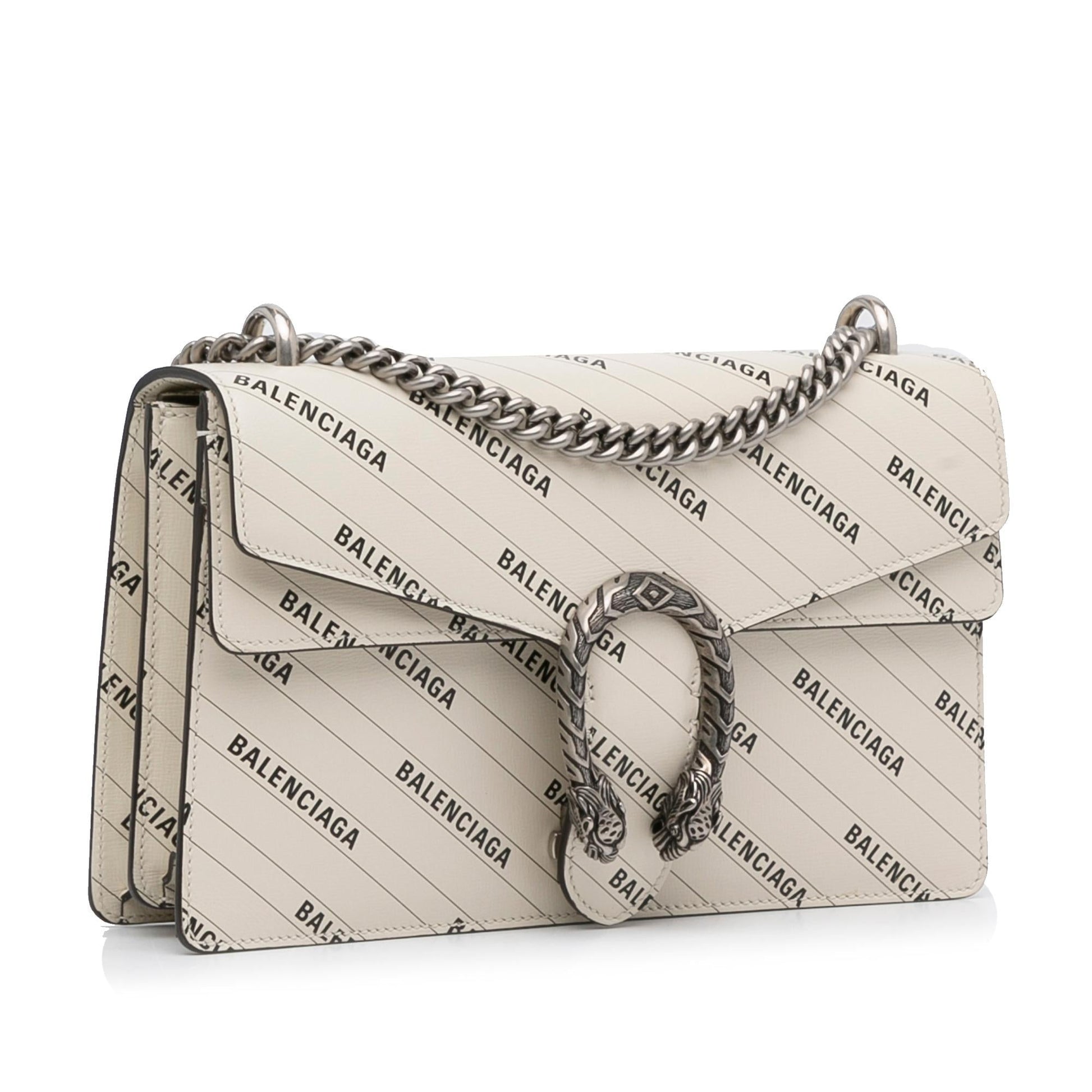 Gucci Hacker Project Dionysus SHG-u3Krez Calf White Shoulder Bag