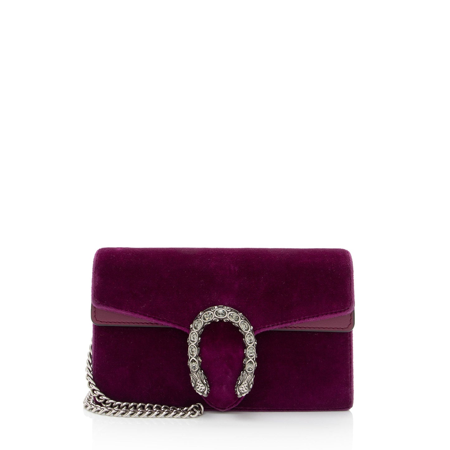 Gucci Velvet Dionysus Super SHF-p2rCnJ Leather Mini Crossbody Bag