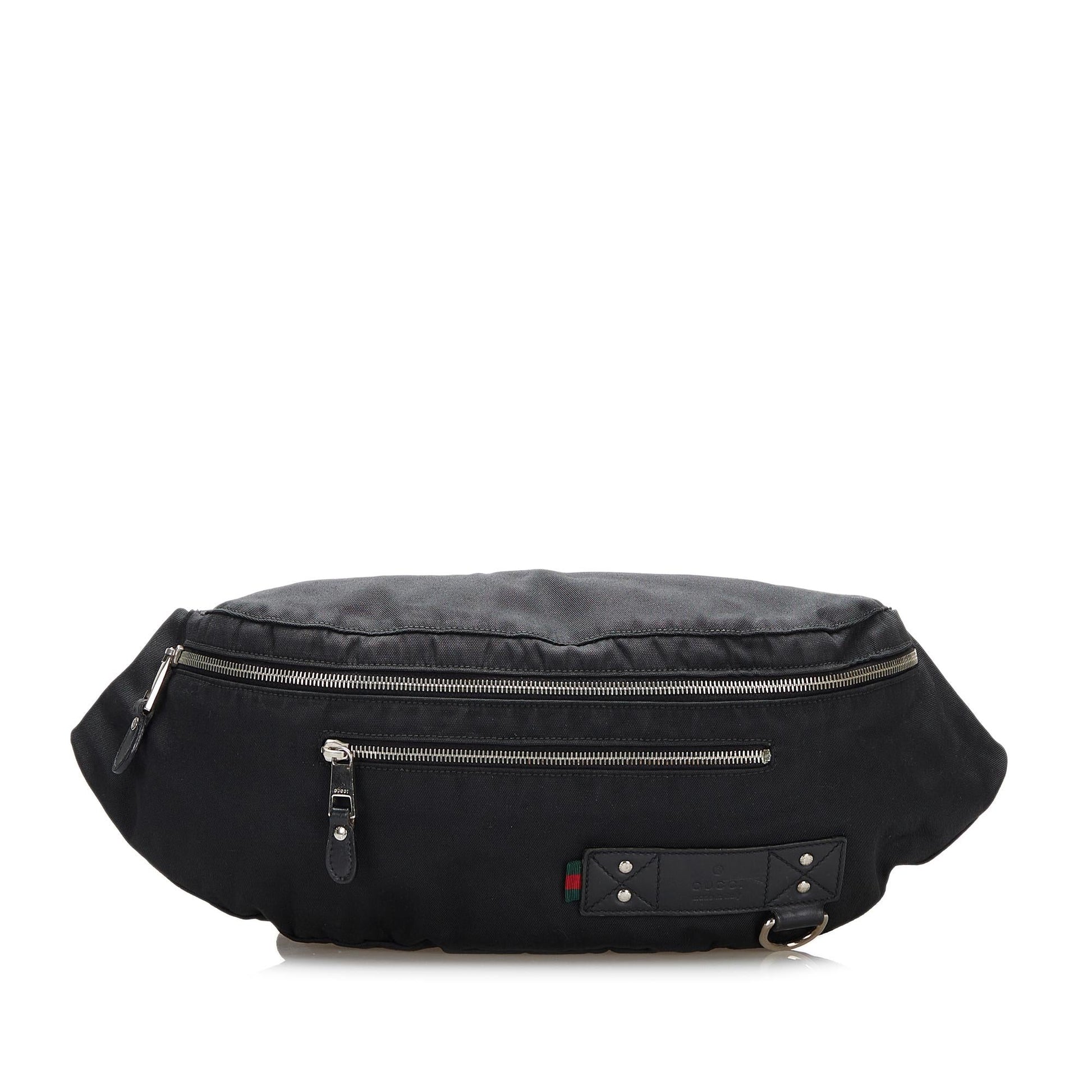 Gucci Web Belt SHG Canvas Black Accessory