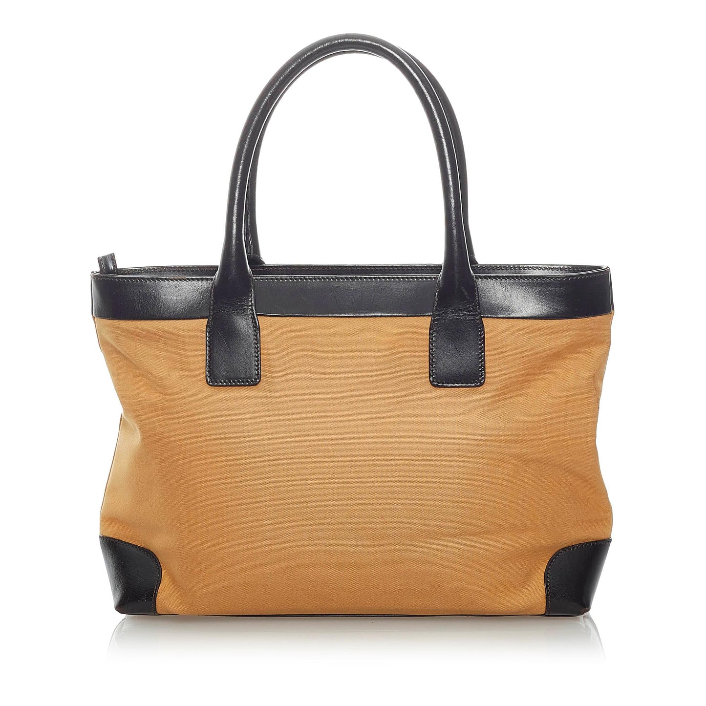 Gucci Web SHG Canvas Calf Brown Satchel Bag