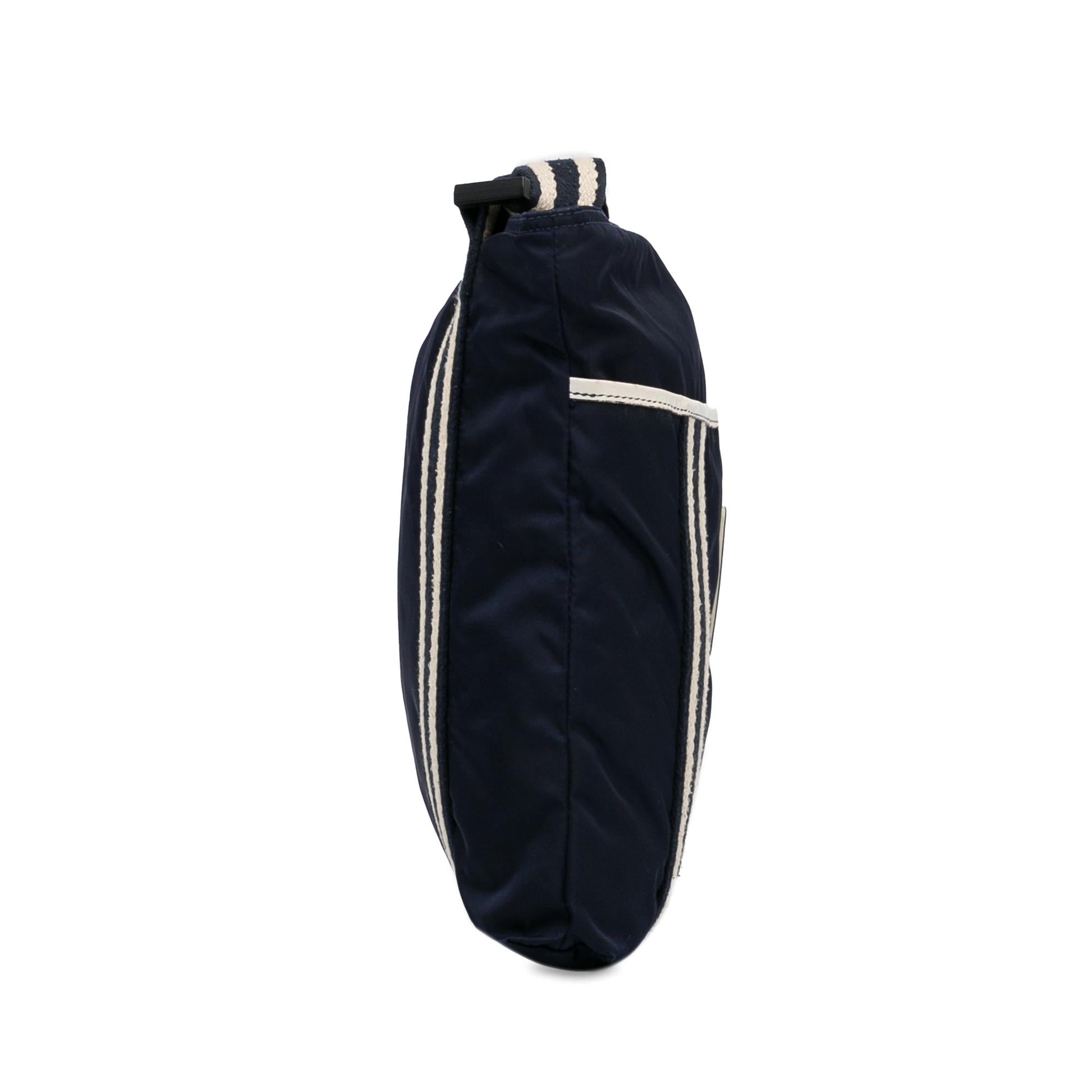 Gucci Web Crest SHG-RAJYVJ Nylon Blue Crossbody Bag
