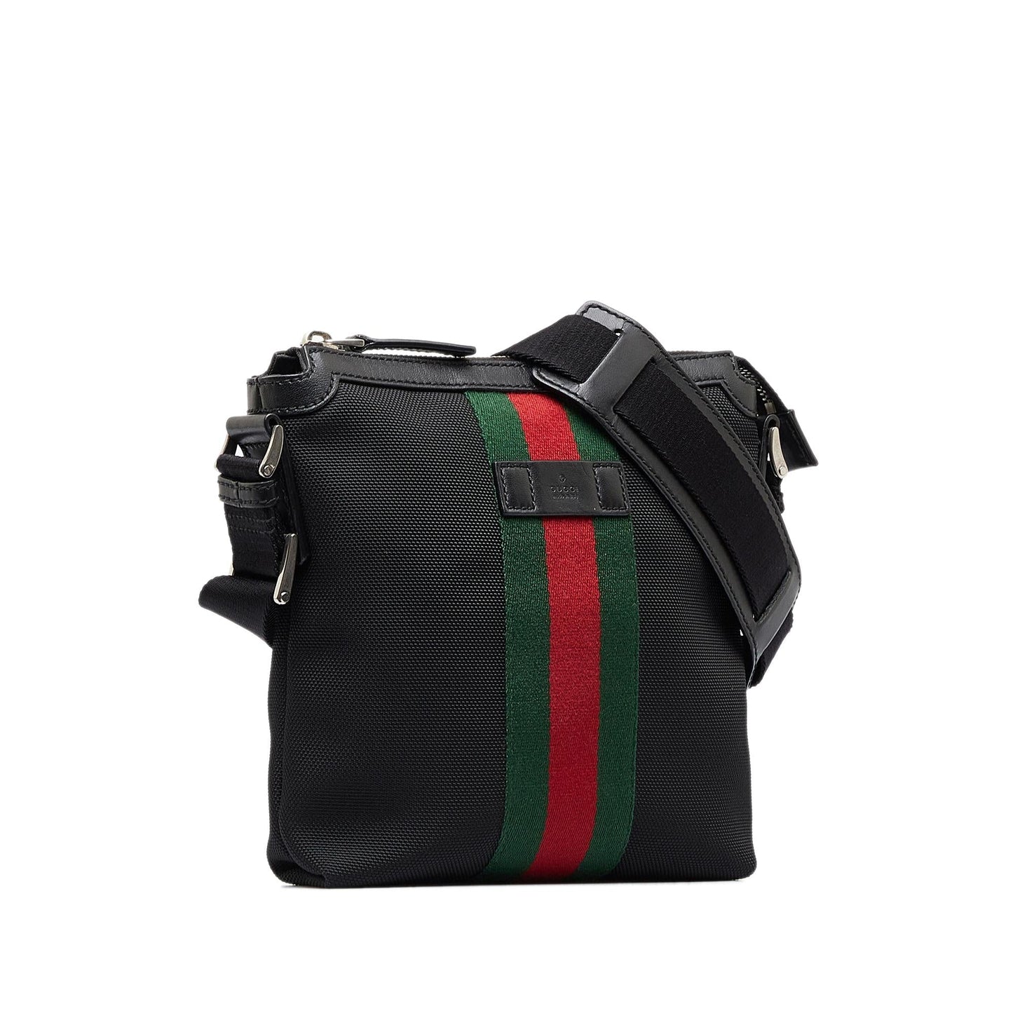 Gucci Web SHG-D3ssEr Canvas Black Crossbody Bag