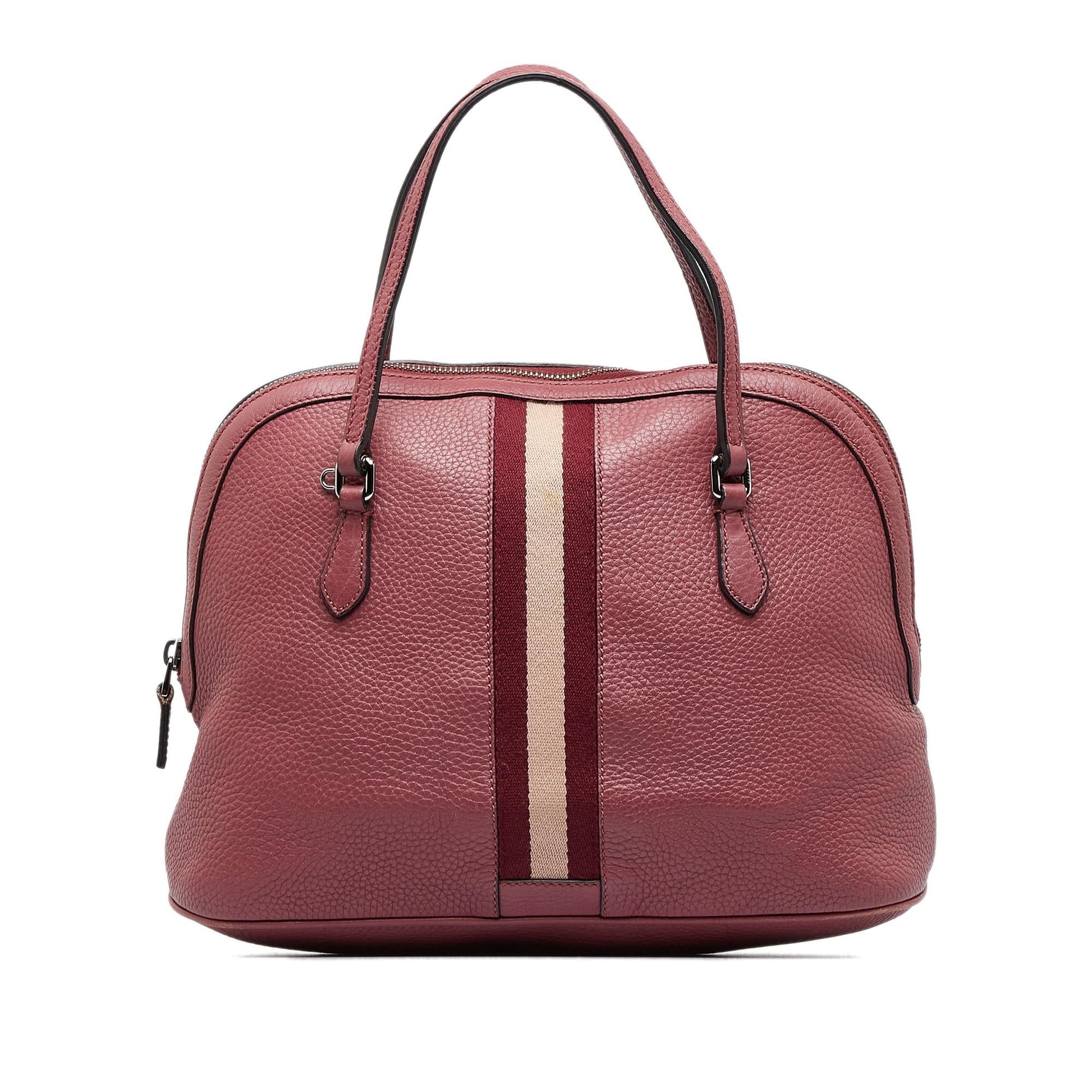 Gucci Web Dome SHG-zDCxuz Calf Red Satchel Bag