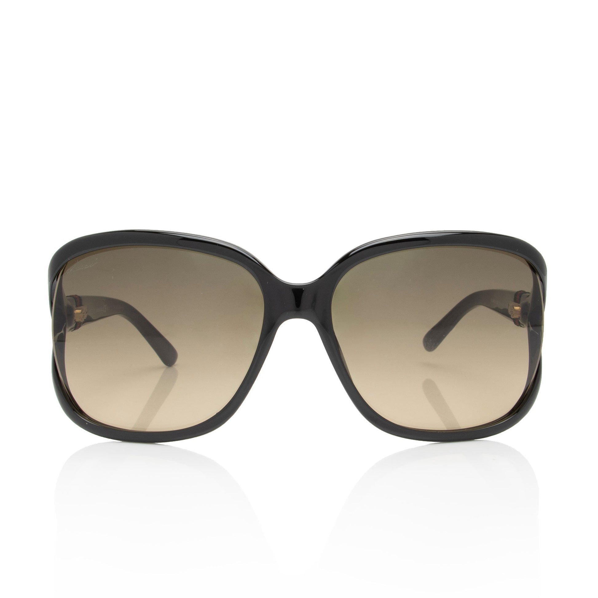 Gucci Oversize Web GG Sunglasses SHF-s2TxN2 Nylon Black Accessory