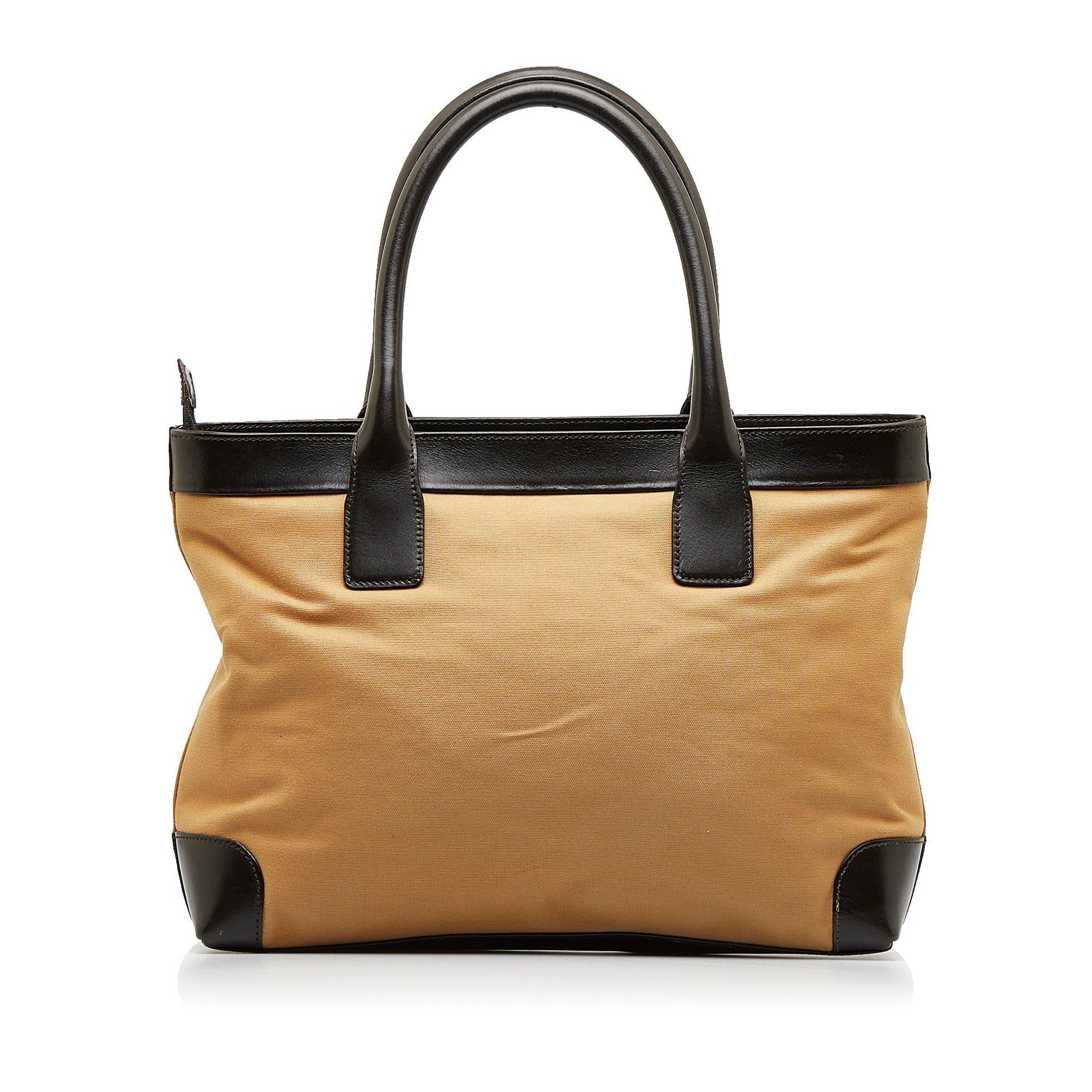 Gucci Web SHG Canvas Brown Satchel Bag