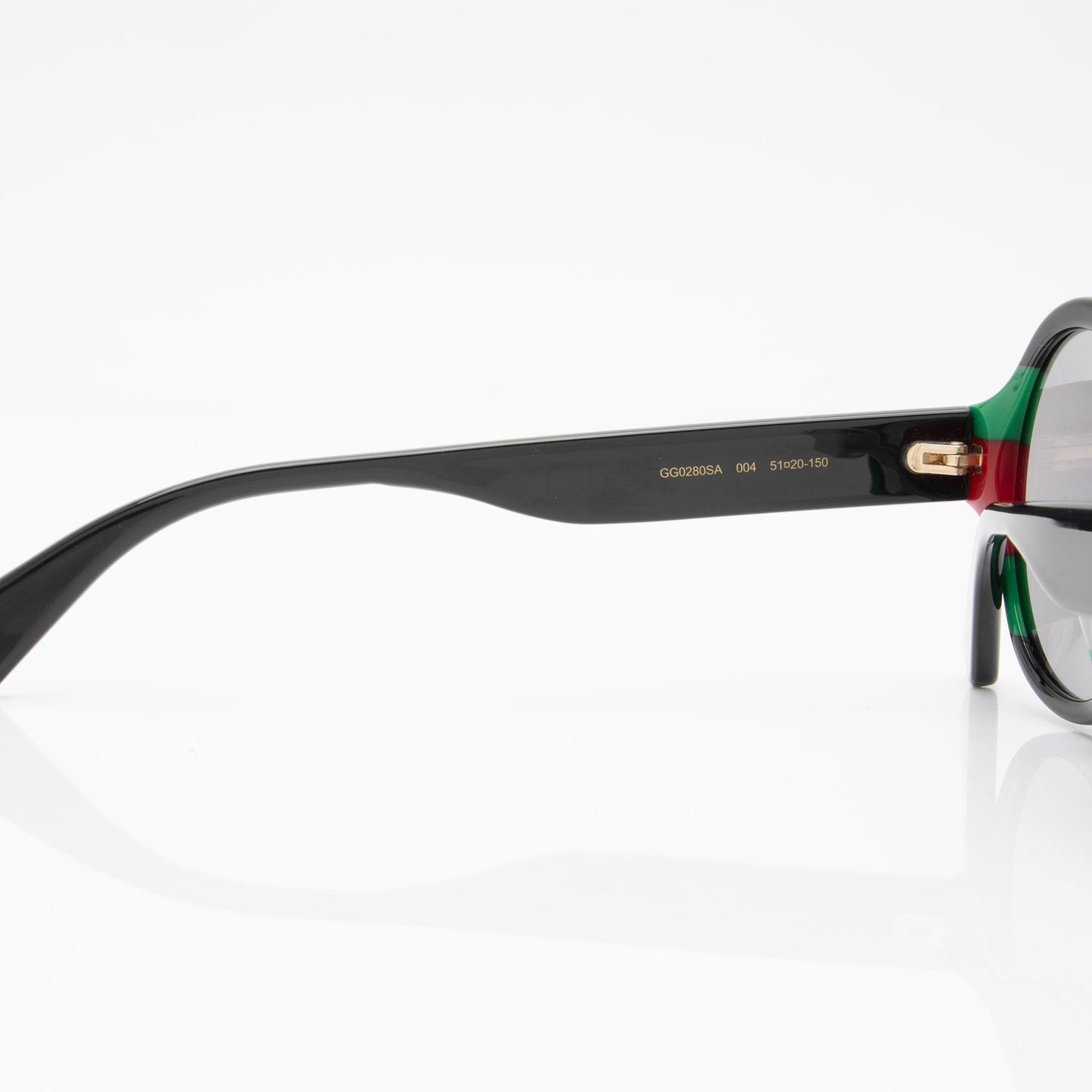 Gucci Web Interlocking G Round Sunglasses Black Accessory