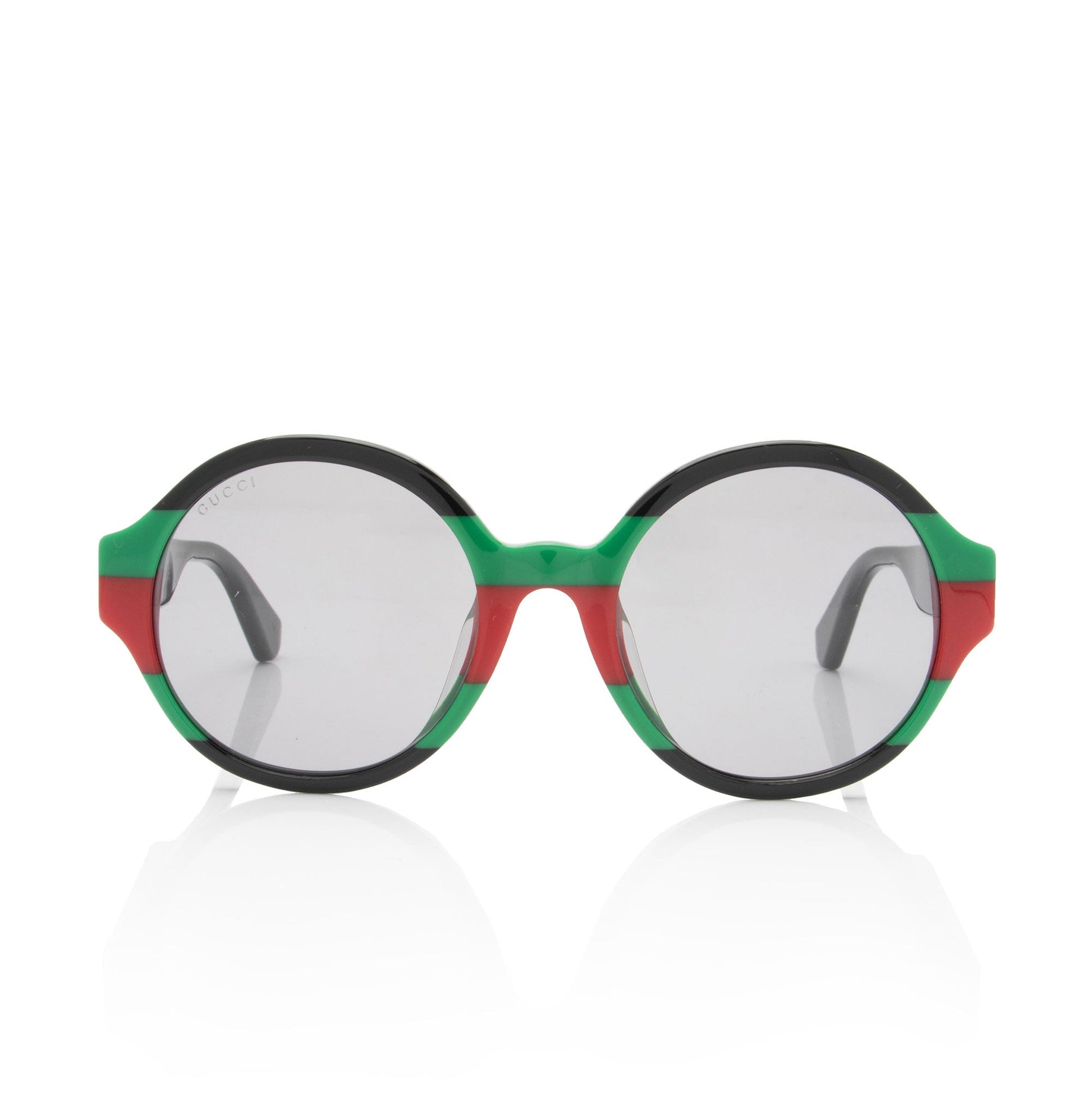 Gucci Web Interlocking G Round Sunglasses Black Accessory