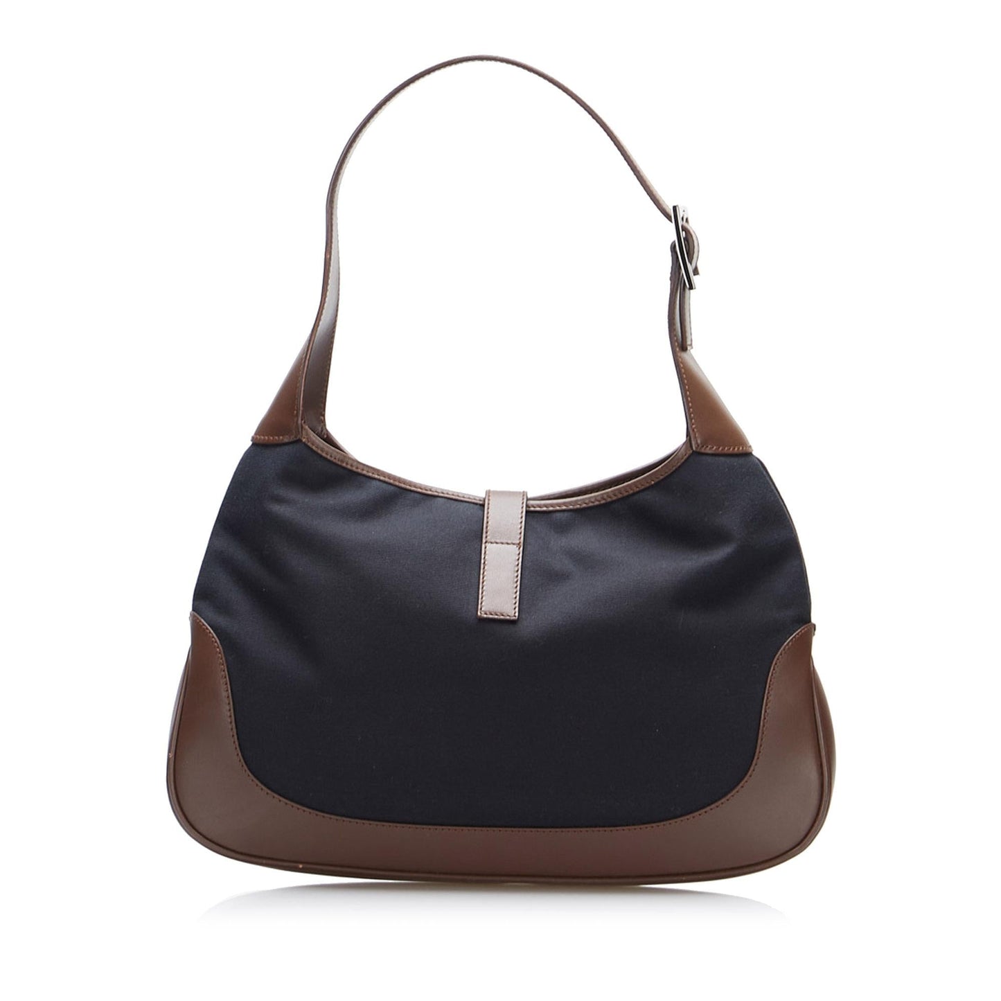 Gucci Web Jackie SHG-DiQ6ib Canvas Black Shoulder Bag