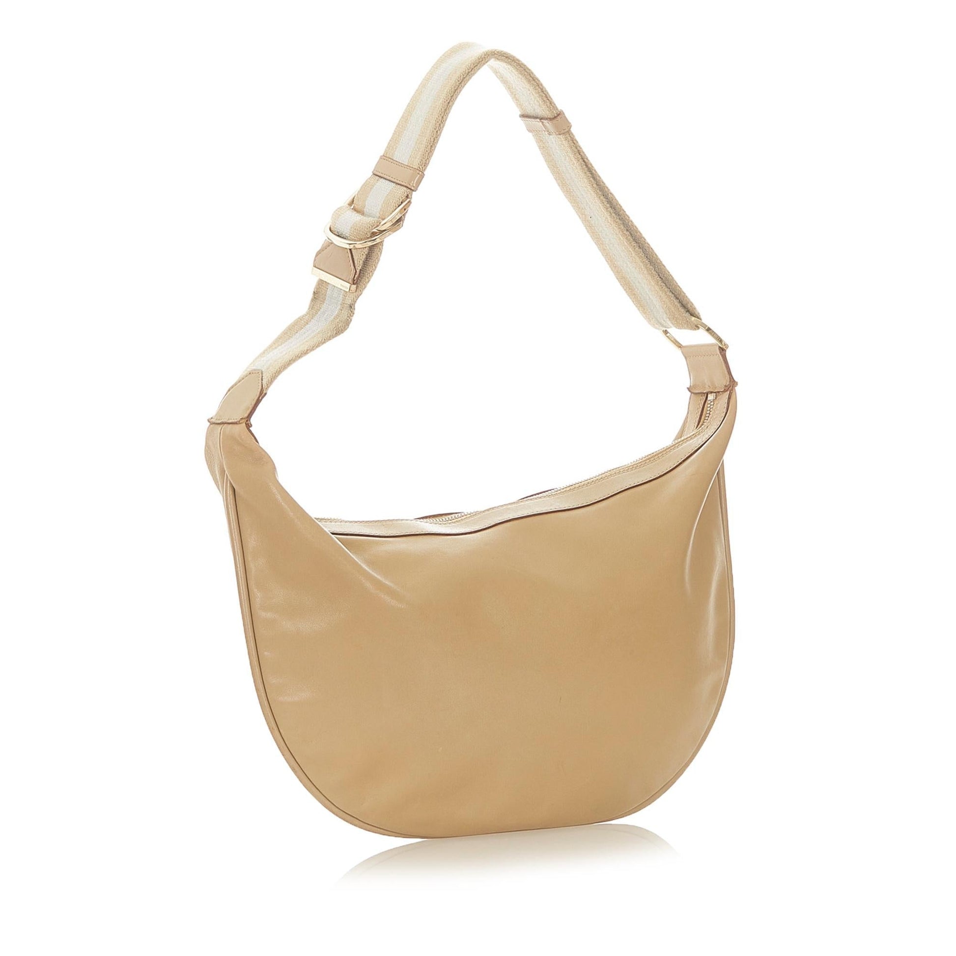 Gucci Web SHG Leather Calf Brown Shoulder Bag 3