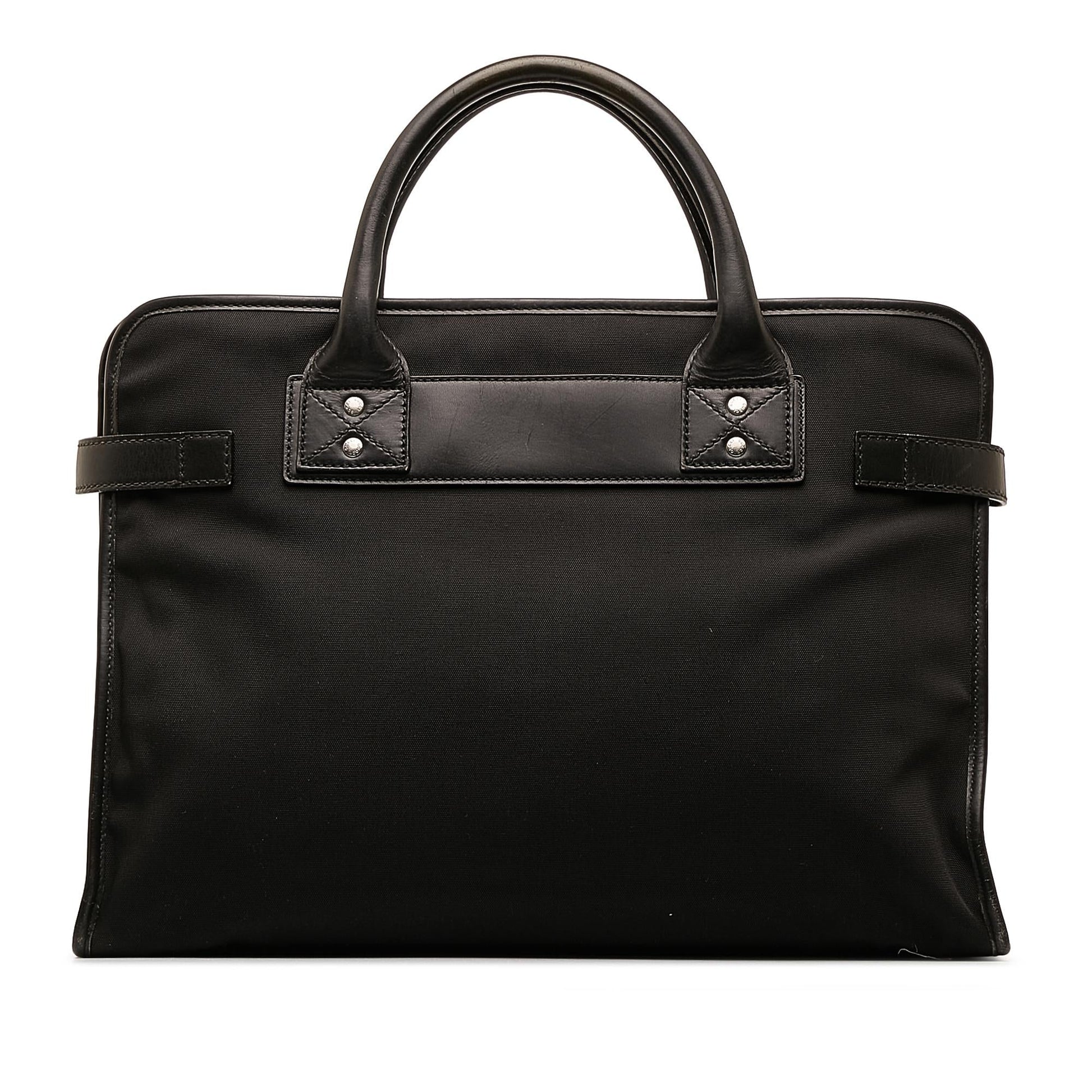 Gucci Web Business SHG-Y0mhDT Nylon Black Tote Bag