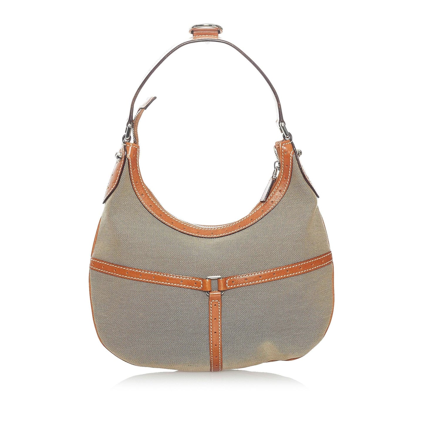 Gucci Web Reins SHG Canvas Brown Shoulder Bag Bag Shg