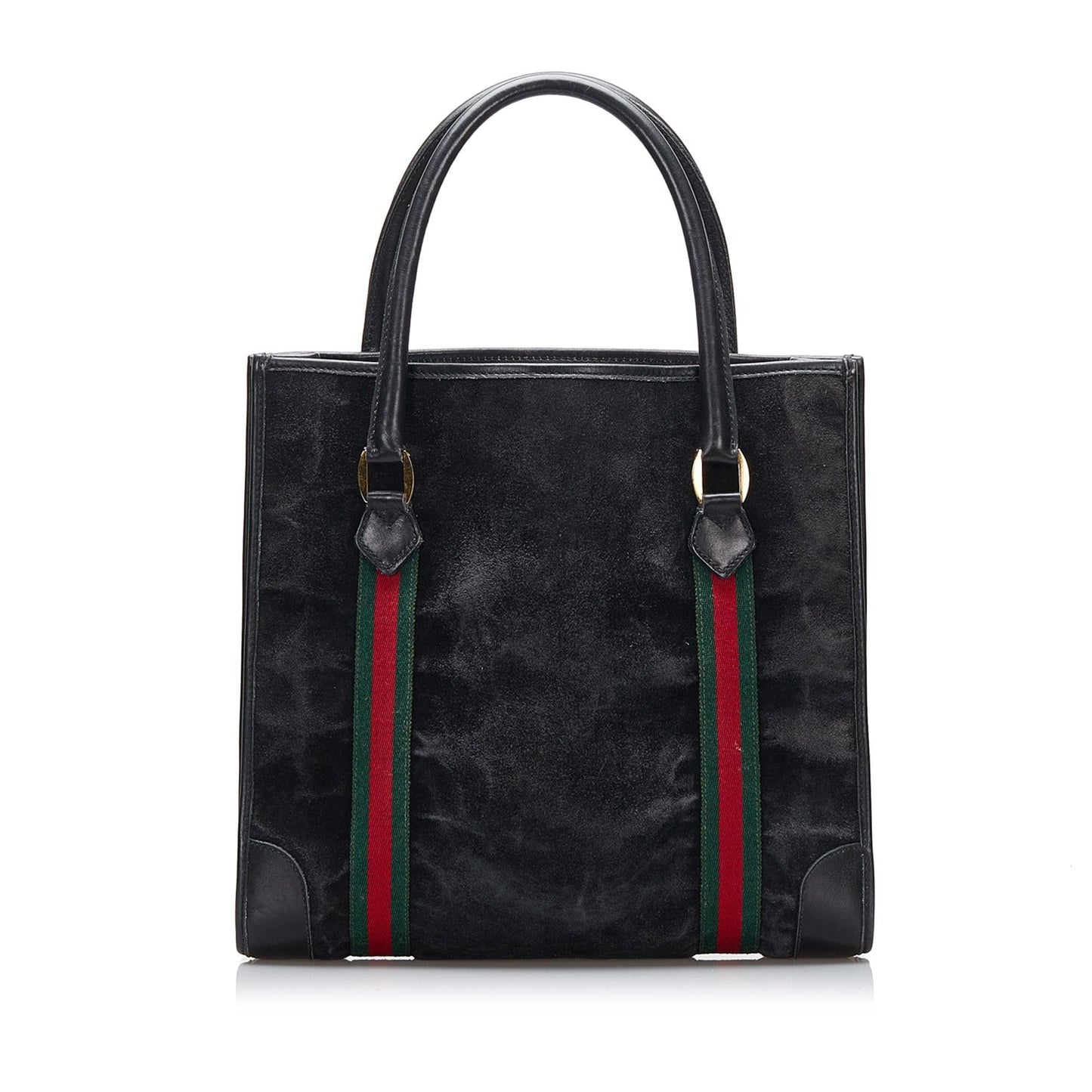 Gucci Web SHG-d8wOIS Calf Black Tote Bag