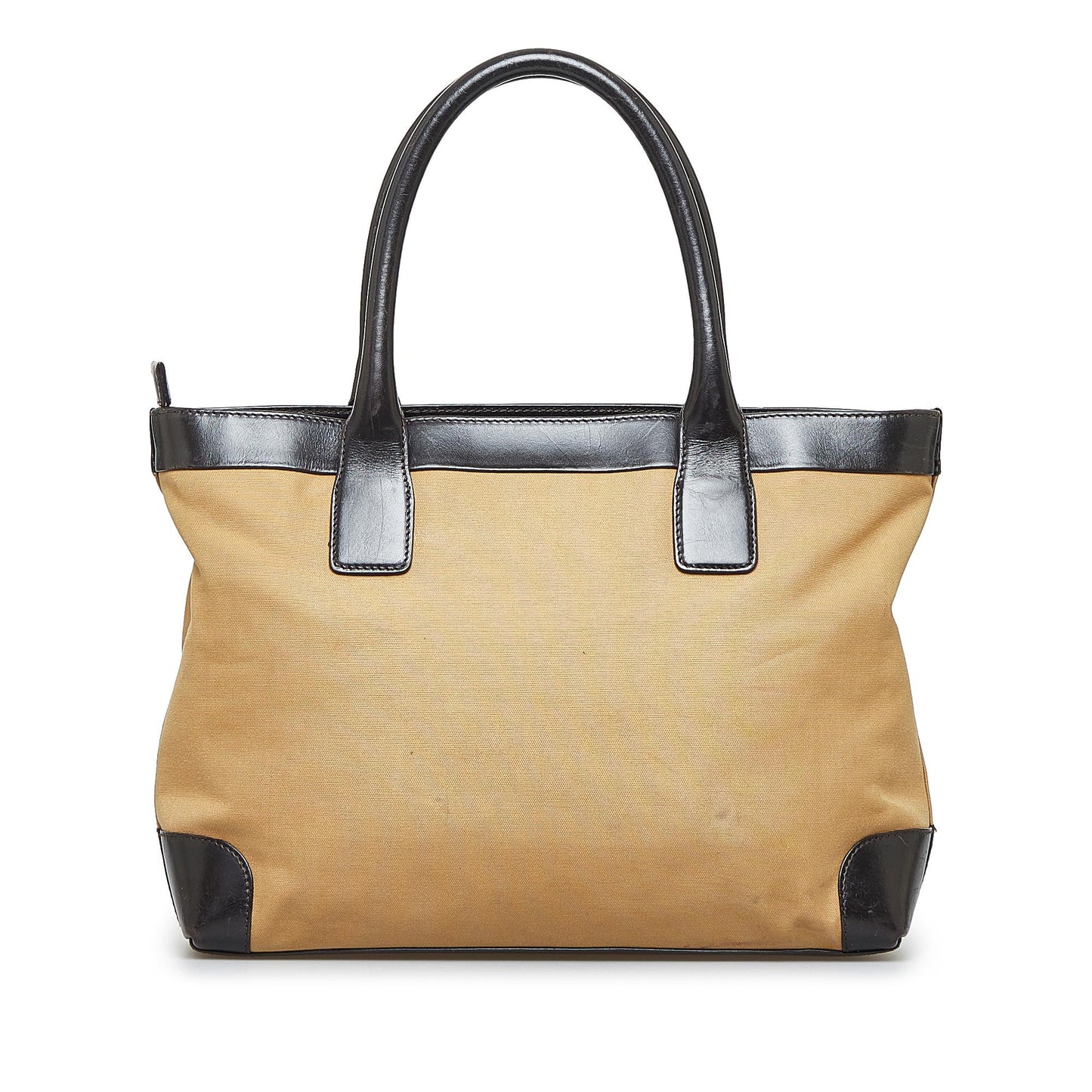 Gucci Web SHG-C31ysV Canvas Calf Brown Tote Bag