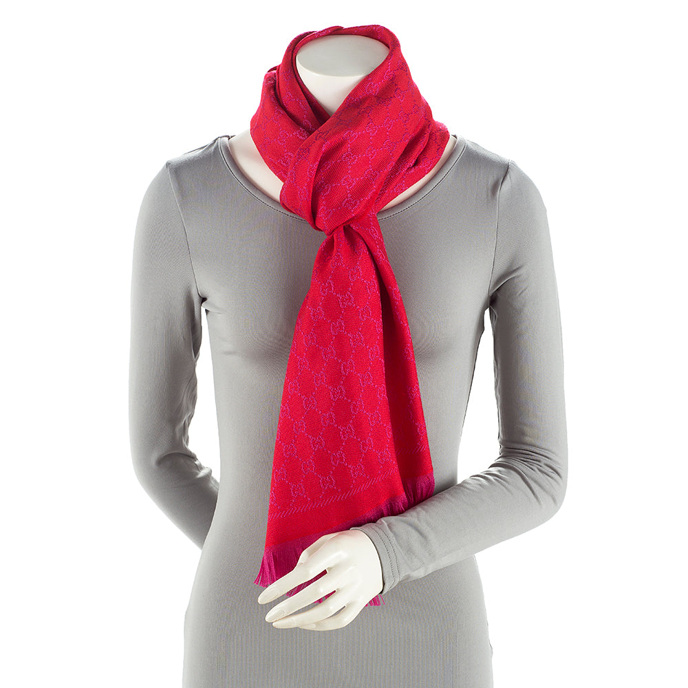 Gucci Wool GG Scarf (SHF-19709)