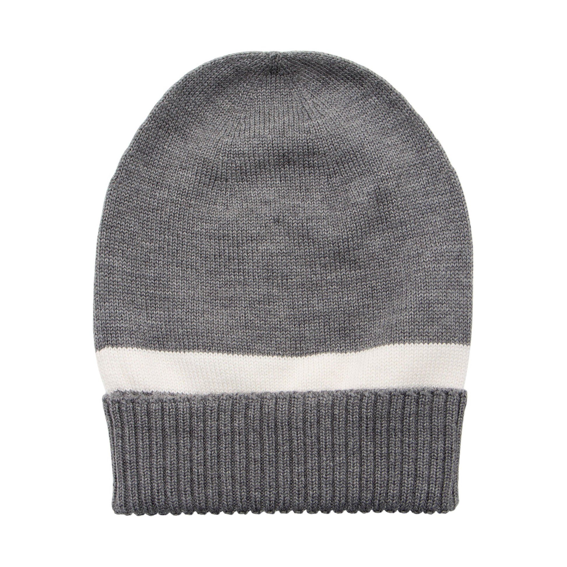 Gucci Wool Interlocking G Beanie - White Grey Handbag
