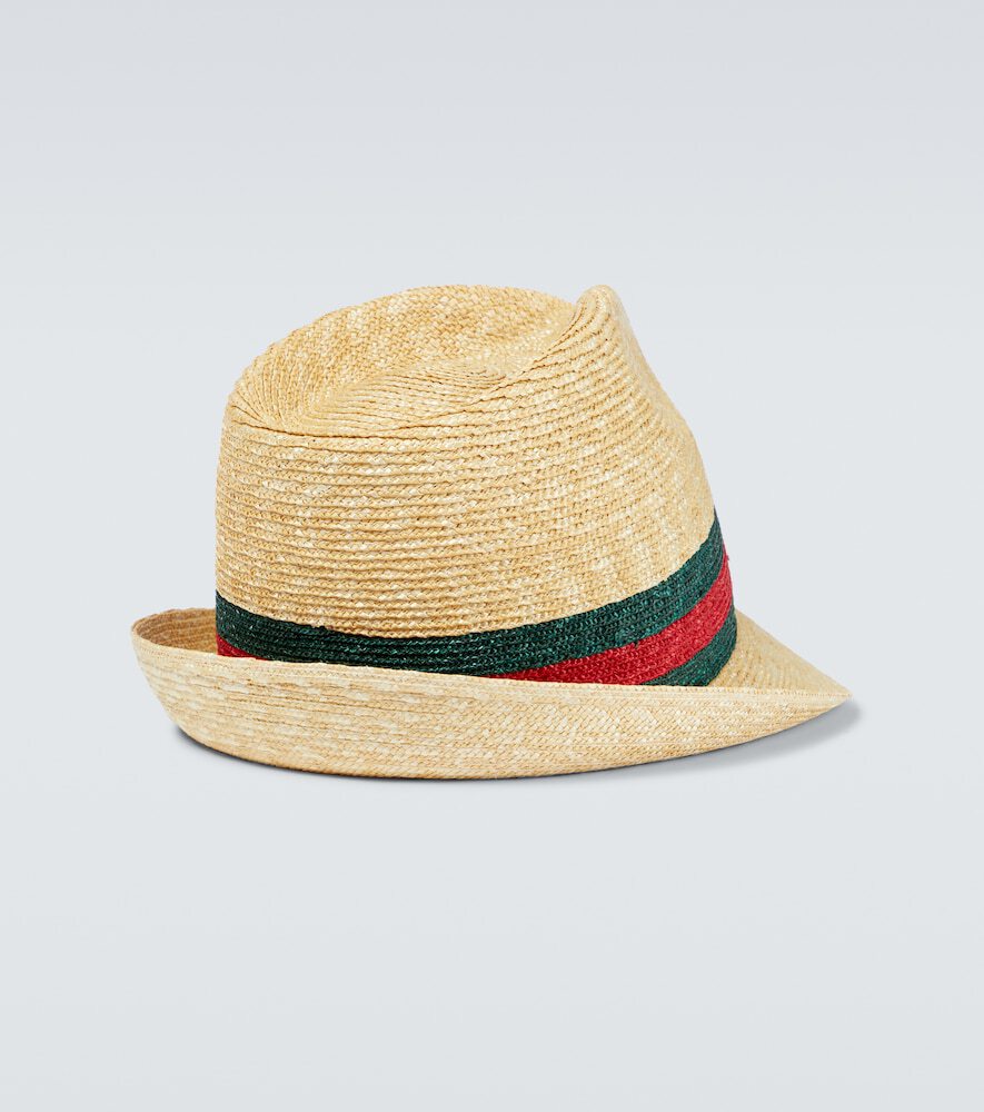 Gucci STRAW FEDORA Woven Hat