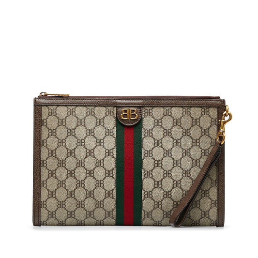 Gucci Balenciaga Bb Supreme Ophidia Web Clutch Hijcjq Clutch Bag