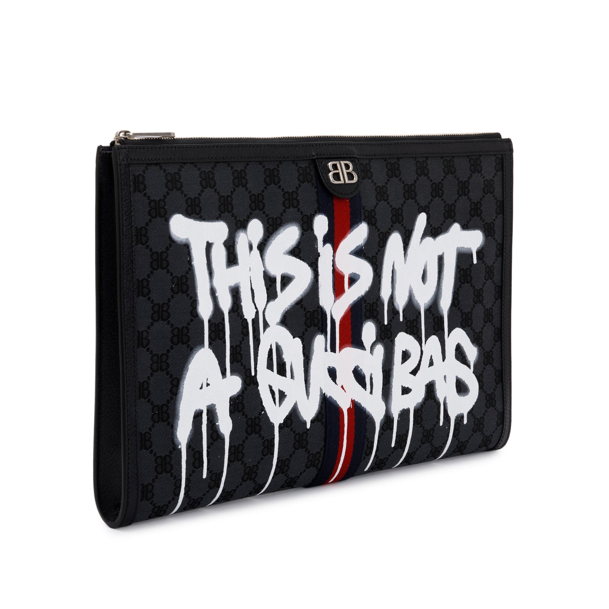 Gucci Balenciaga The Hacker Project Bb Supreme Graffiti Travel Bag