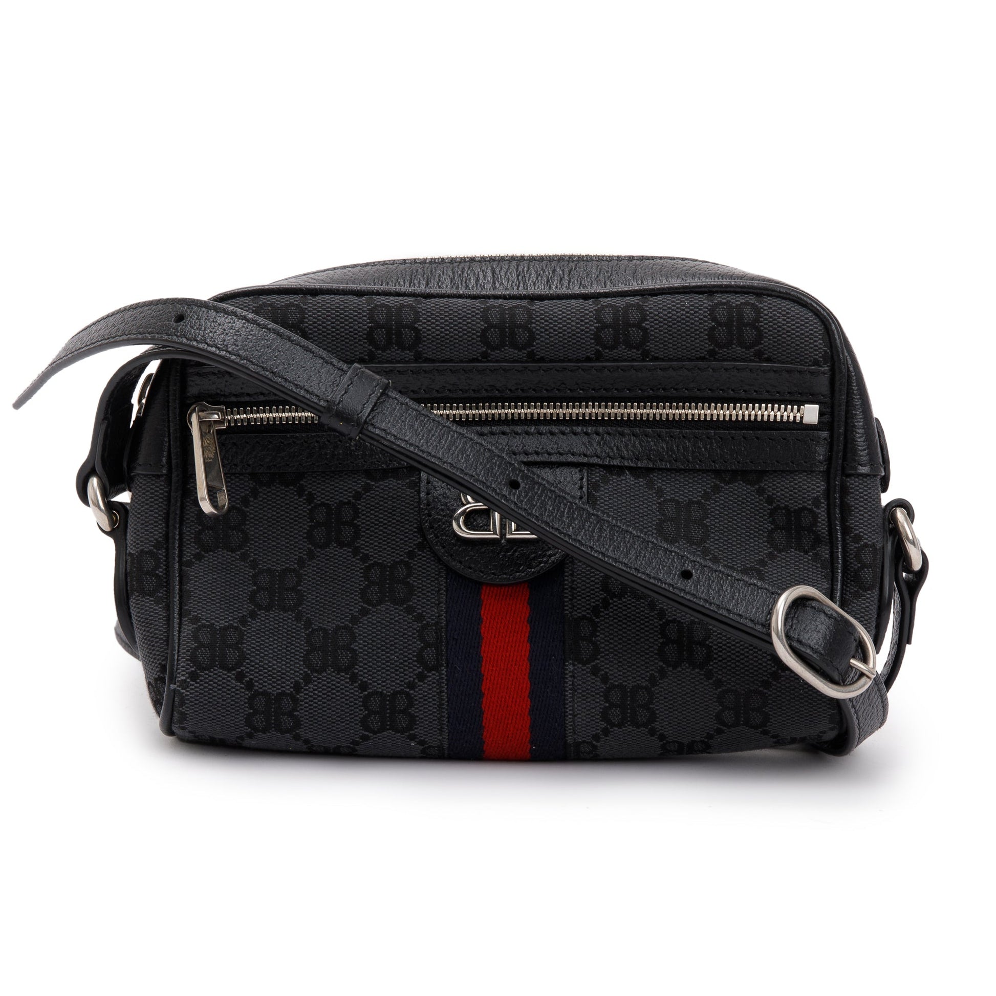 Gucci Balenciaga The Hacker Project Bb Web Camera Canvas Black Travel Bag