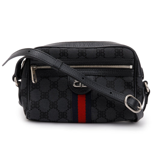Gucci Balenciaga The Hacker Project Bb Web Camera Canvas Black Travel Bag