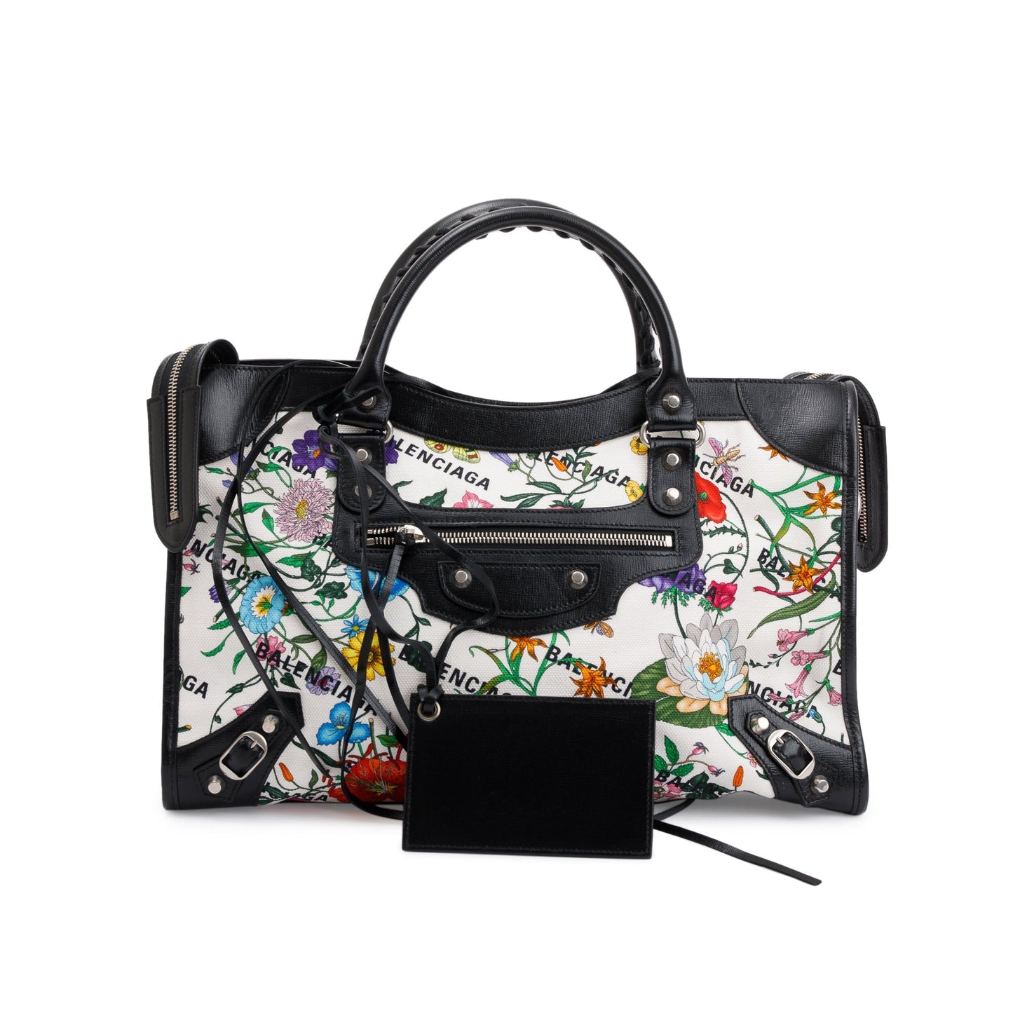 Gucci Balenciaga The Hacker Project Flora Neo Classic Medium Travel Bag