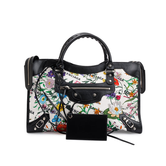Gucci Balenciaga The Hacker Project Flora Neo Classic Medium Travel Bag