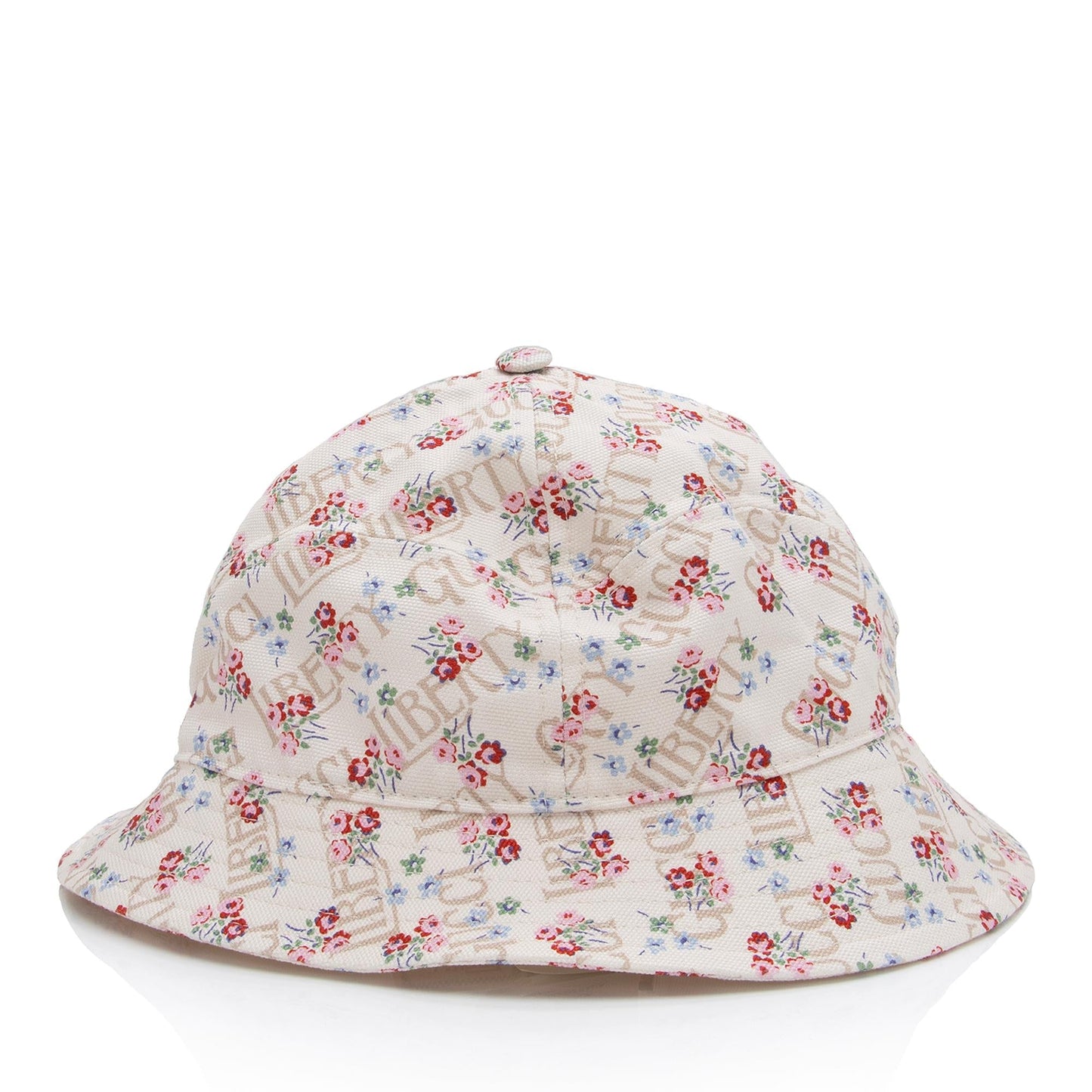 Gucci X Liberty London Cotton Floral White Pink Bucket Bag