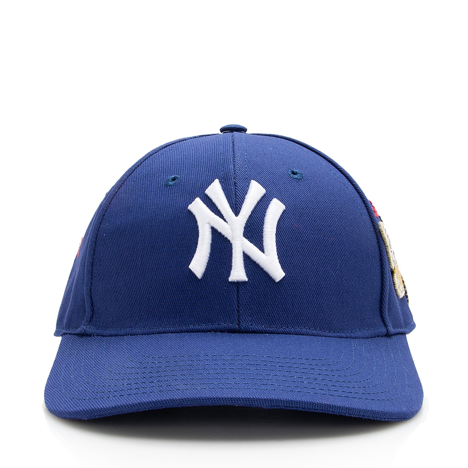 Gucci X MLB NY Yankees Cotton Blue Handbag