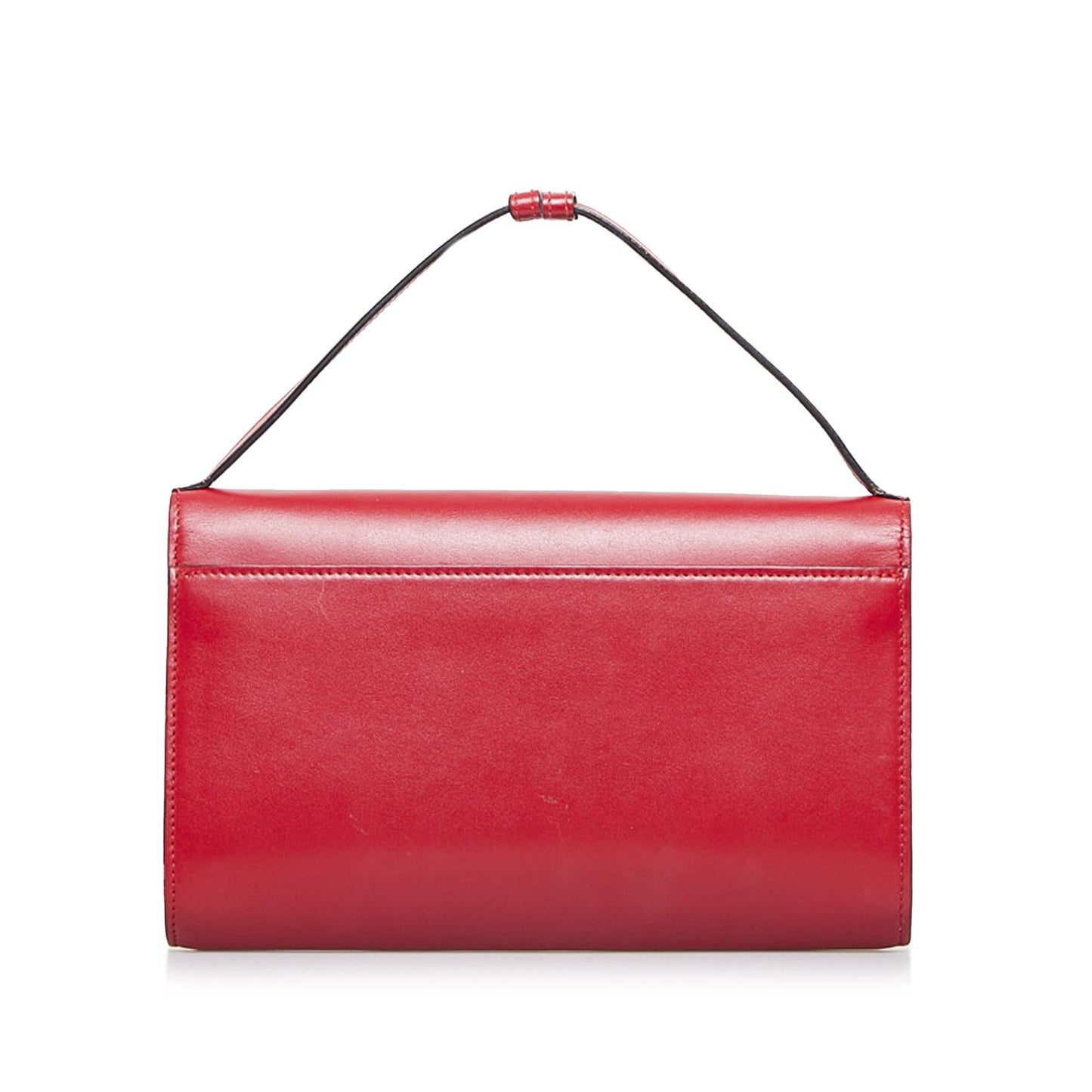 Gucci Zumi SHG-Bd600a Calf Red Satchel Bag
