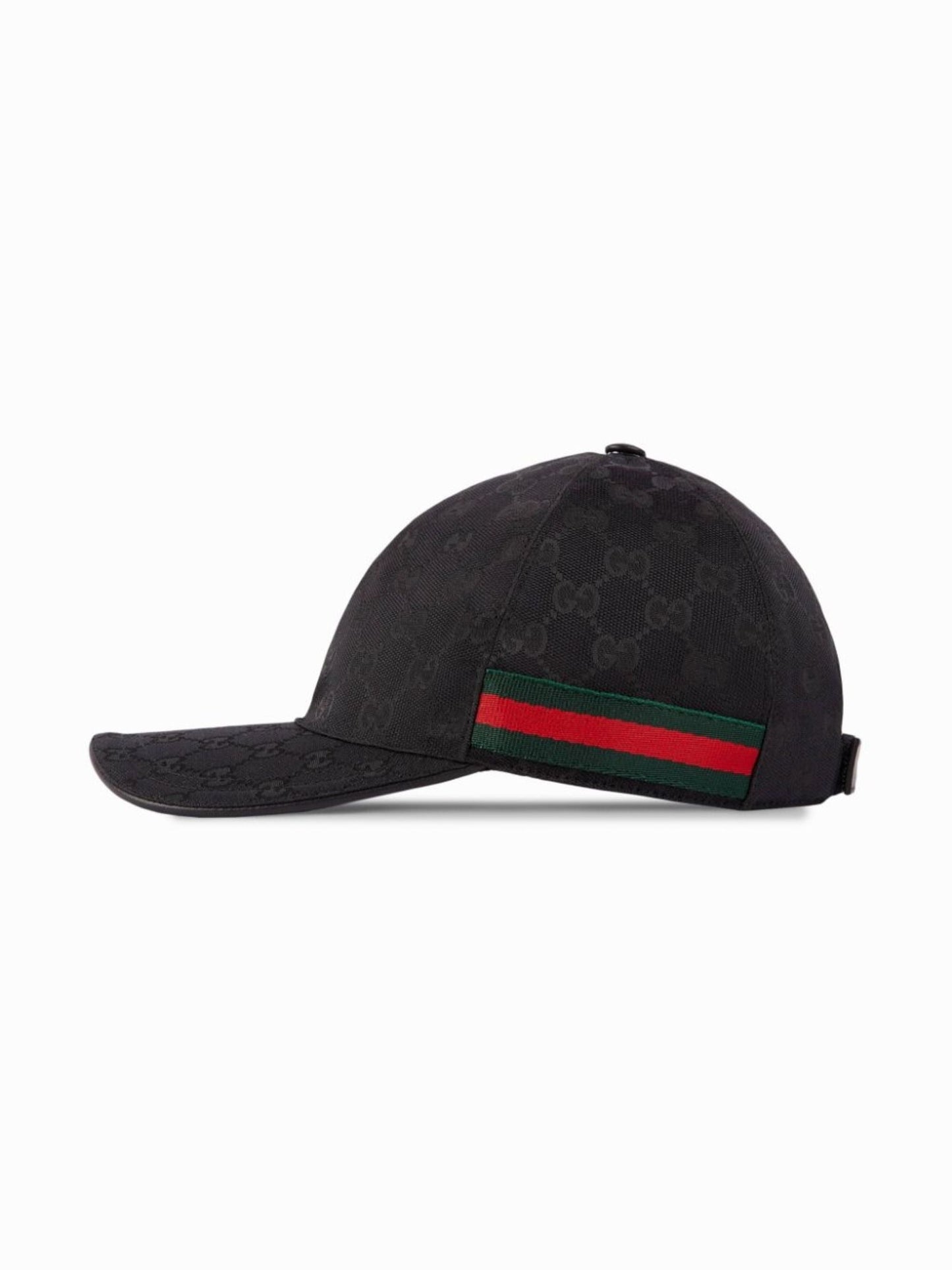 Gucci GG SUPREME WEB BASEBALL Monogram Hat