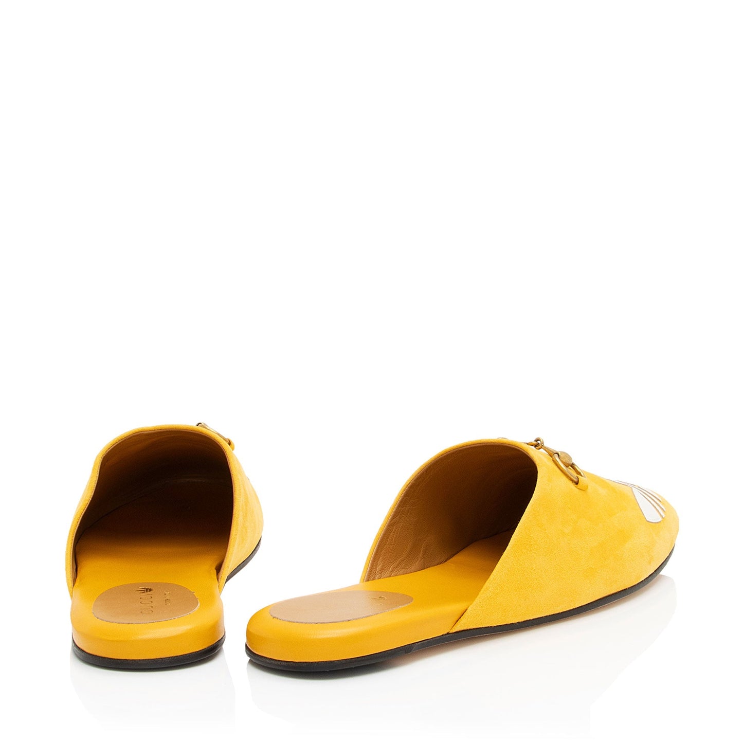 Gucci x Adidas Horsebit Slipper Slides Leather Suede White Shoes