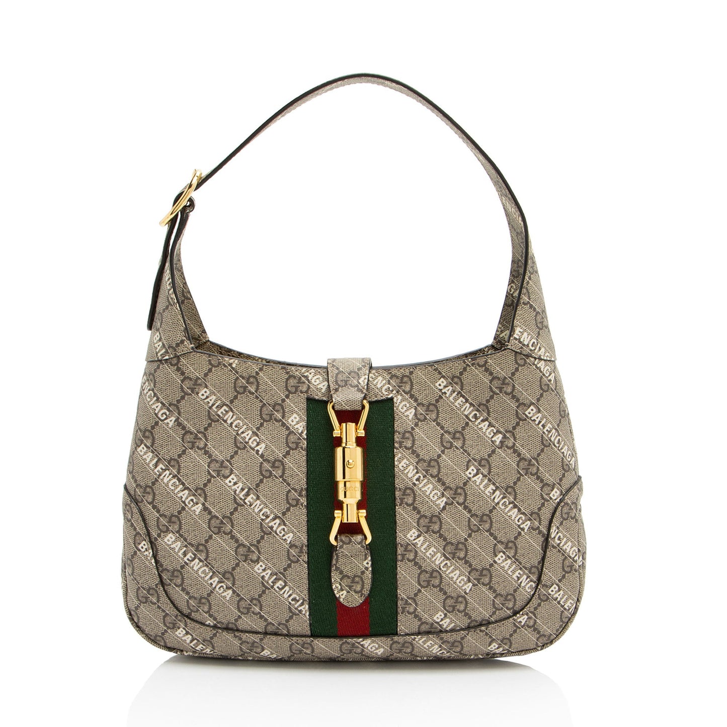 Gucci x Balenciaga GG Supreme Hacker Small Shoulder Bag
