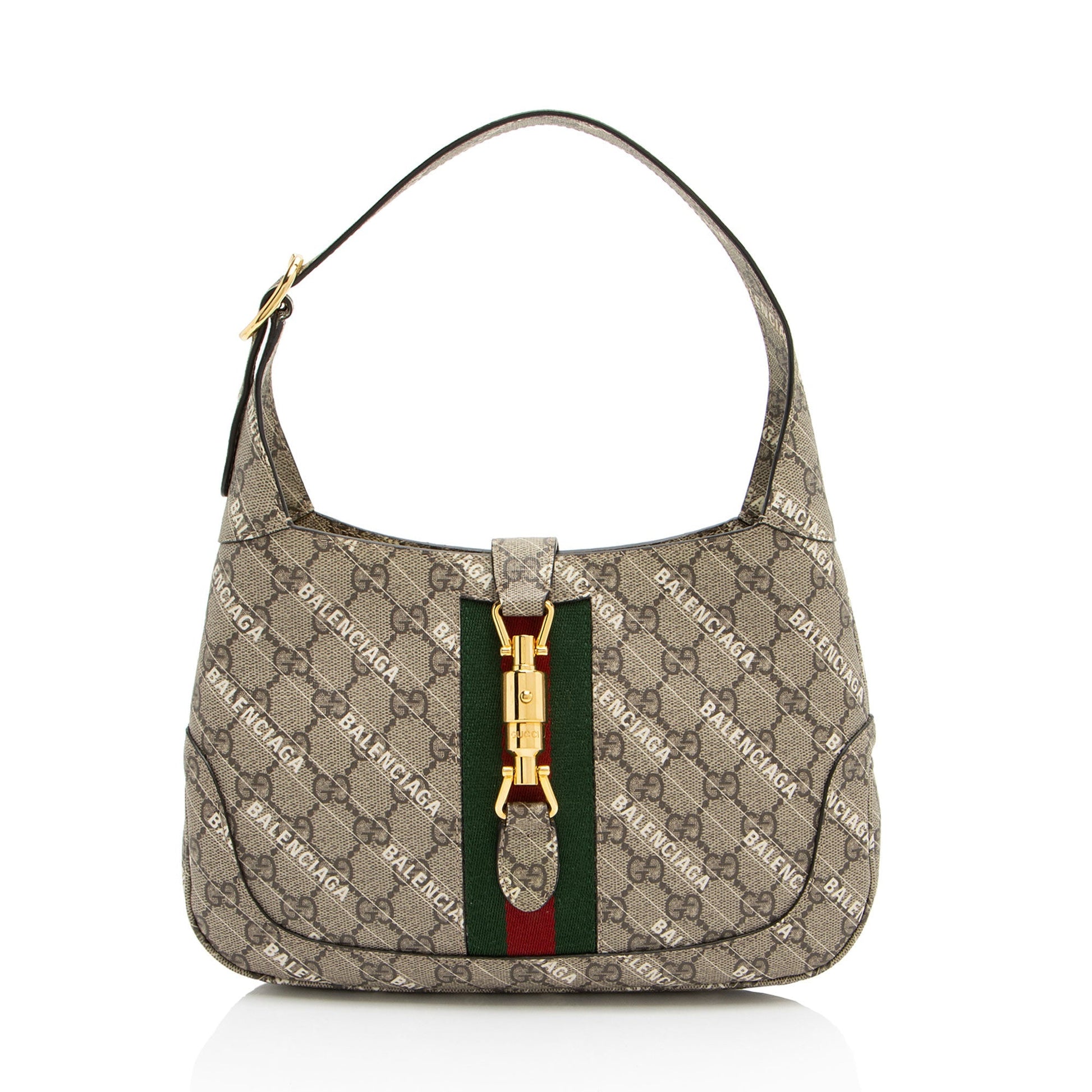 Gucci x Balenciaga GG Supreme Hacker Small Shoulder Bag