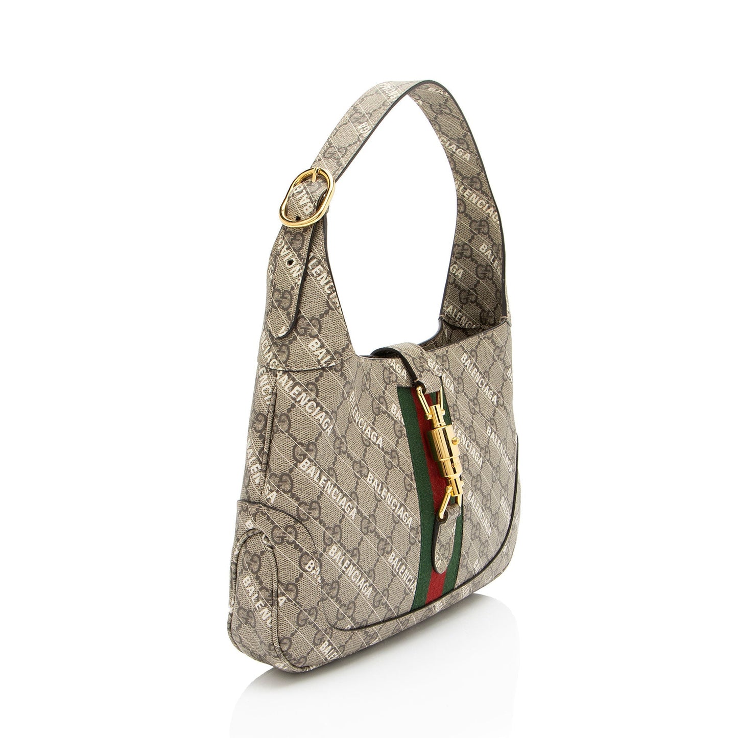 Gucci x Balenciaga GG Supreme Hacker Small Shoulder Bag