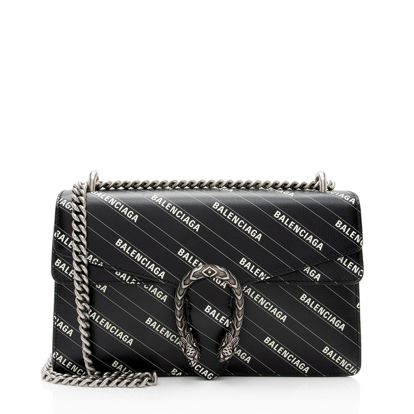 Gucci x Balenciaga Dionysus Hacker Project Leather Black Small Shoulder Bag