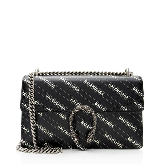 Gucci x Balenciaga Dionysus Hacker Project Leather Black Small Shoulder Bag