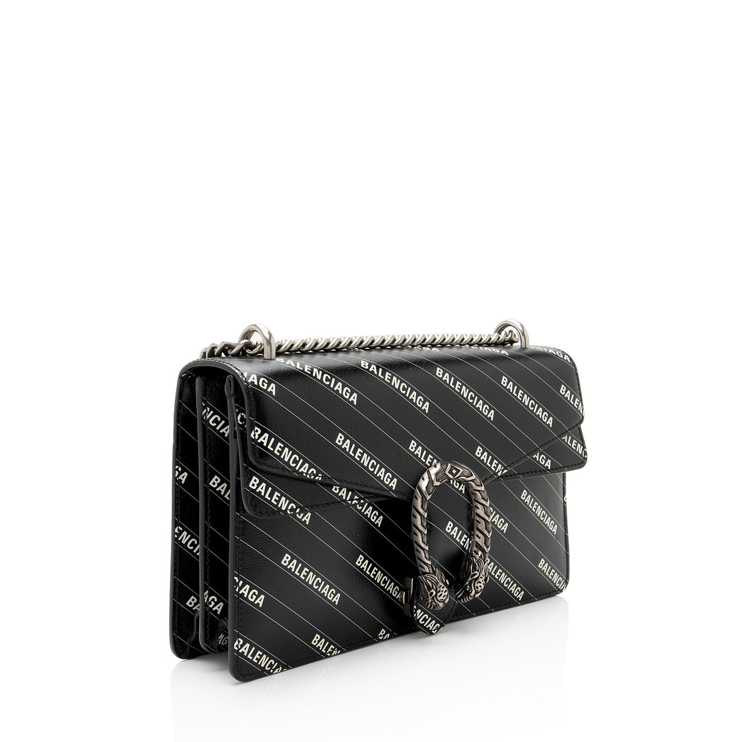 Gucci x Balenciaga Dionysus Hacker Project Leather Black Small Shoulder Bag